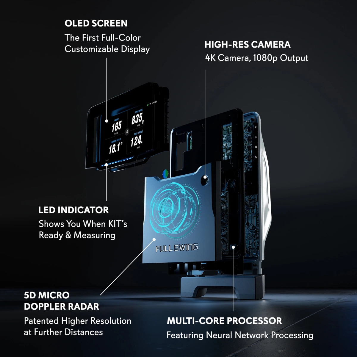 Full Swing KIT Launch Golf Monitor - Full Swing