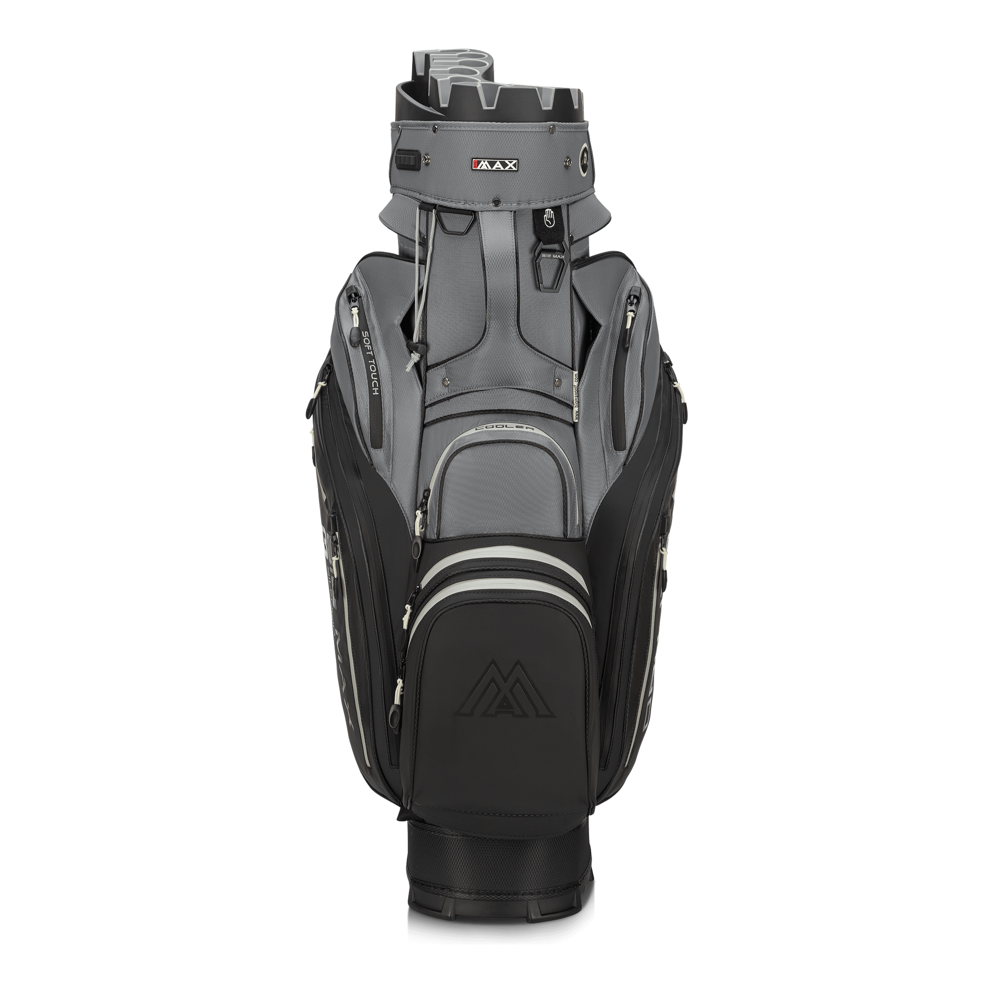Big Max Dri Lite Silencio 3 Organiser Golf Cart Bag - Black / Grey