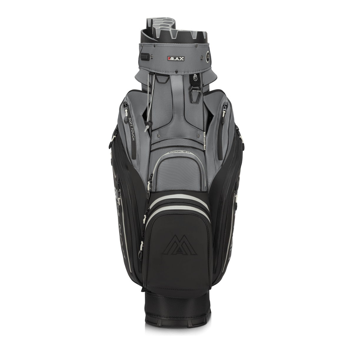 Big Max Dri Lite Silencio 3 Organiser Golf Cart Bag - Black / Grey - Big Max