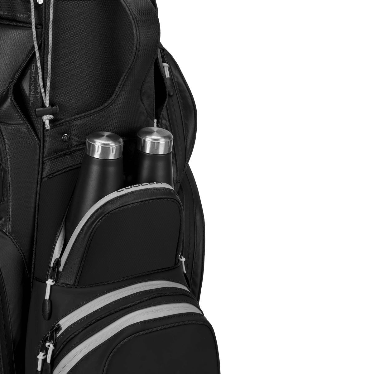 Big Max Dri Lite Silencio 3 Organiser Golf Cart Bag - Black - Big Max