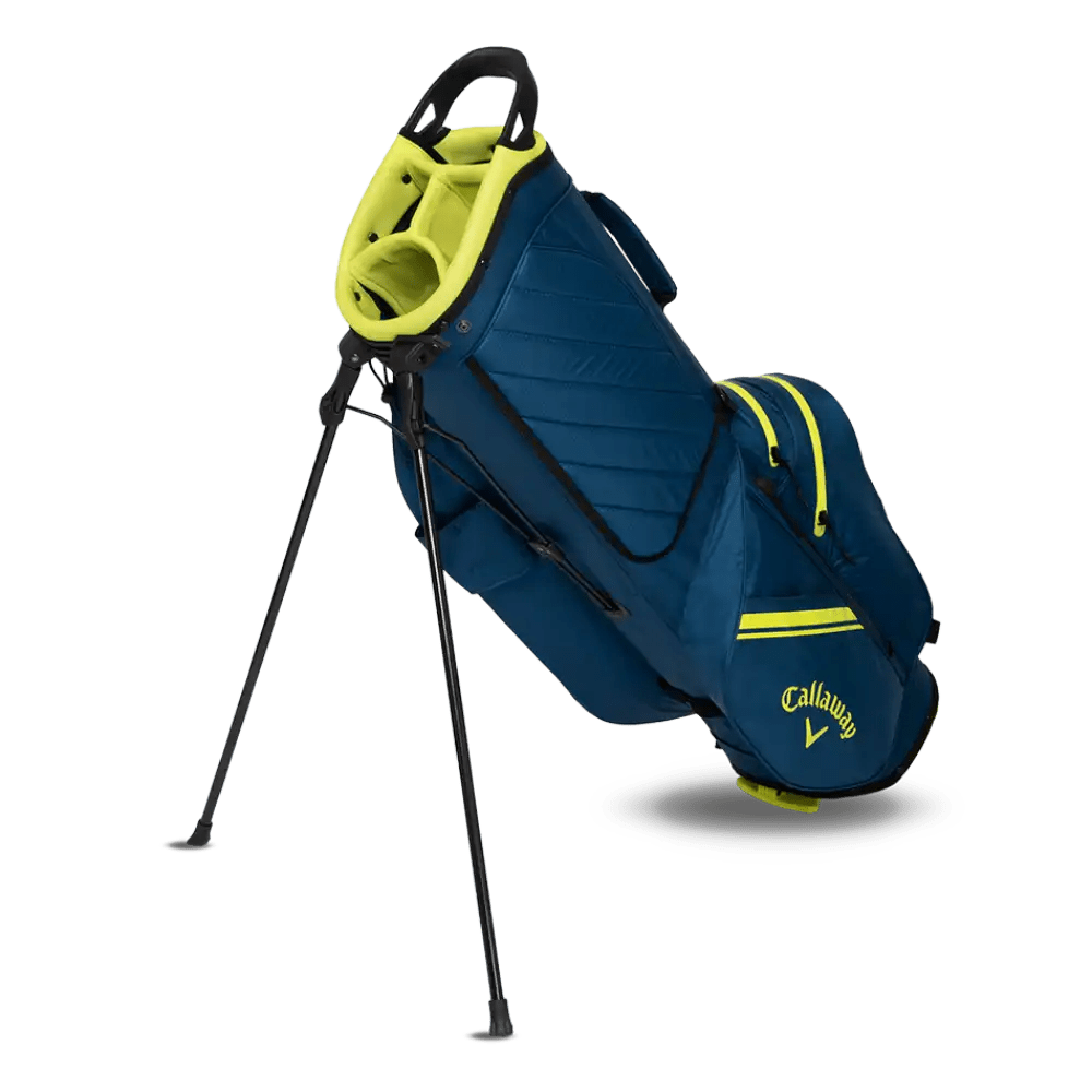 Callaway Chase Dry 14 Stand Bag 25 - Navy/Florescent Yellow - Callaway