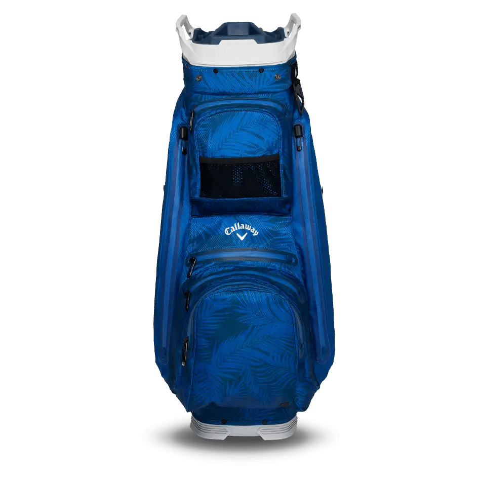 Callaway Org 14 HD Cart Bag 25 - Blue Palms/Light Grey - Callaway