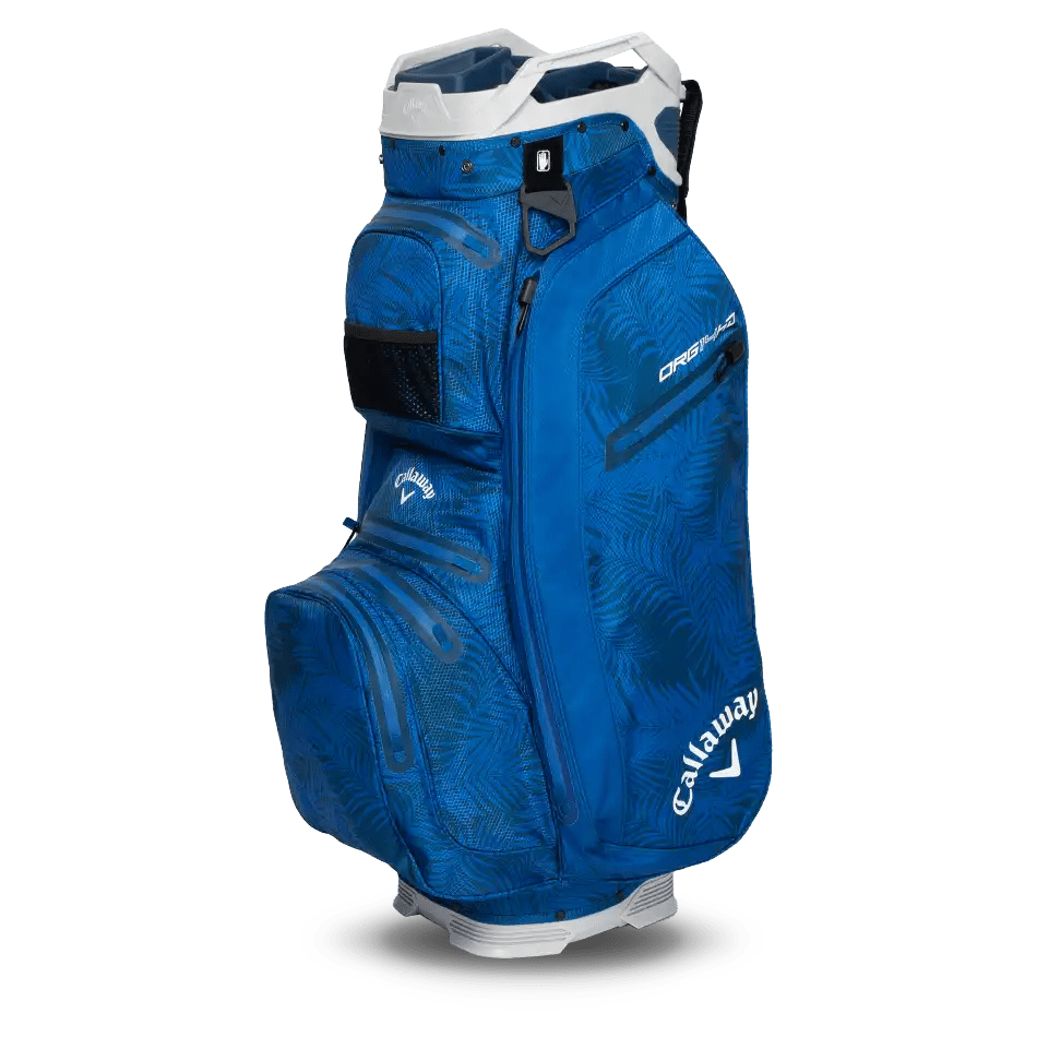 Callaway Org 14 HD Cart Bag 25 - Blue Palms/Light Grey - Callaway