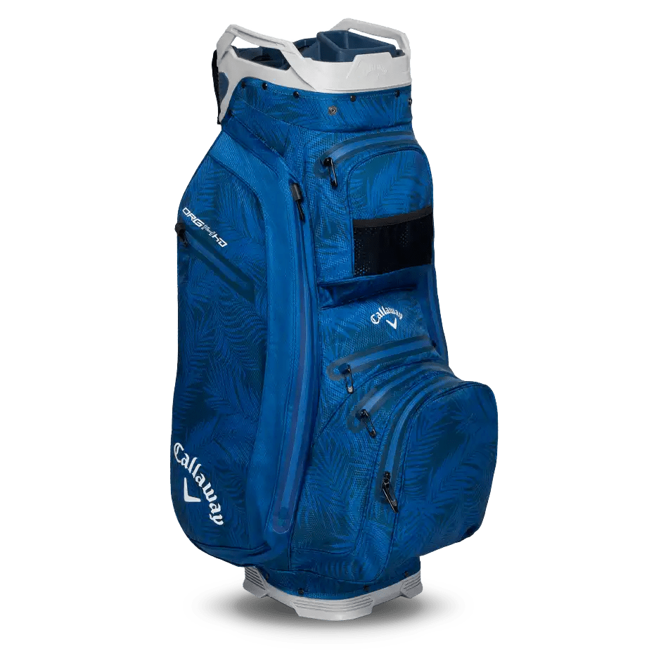 Callaway Org 14 HD Cart Bag 25 - Blue Palms/Light Grey - Callaway