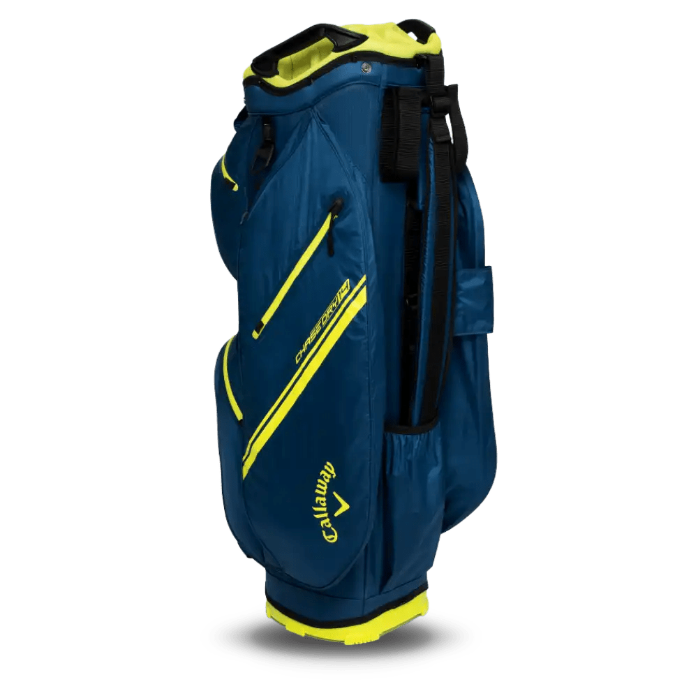 Callaway Chase Dry 14 Cart Bag 25 - Navy/Florescent Yellow - Callaway
