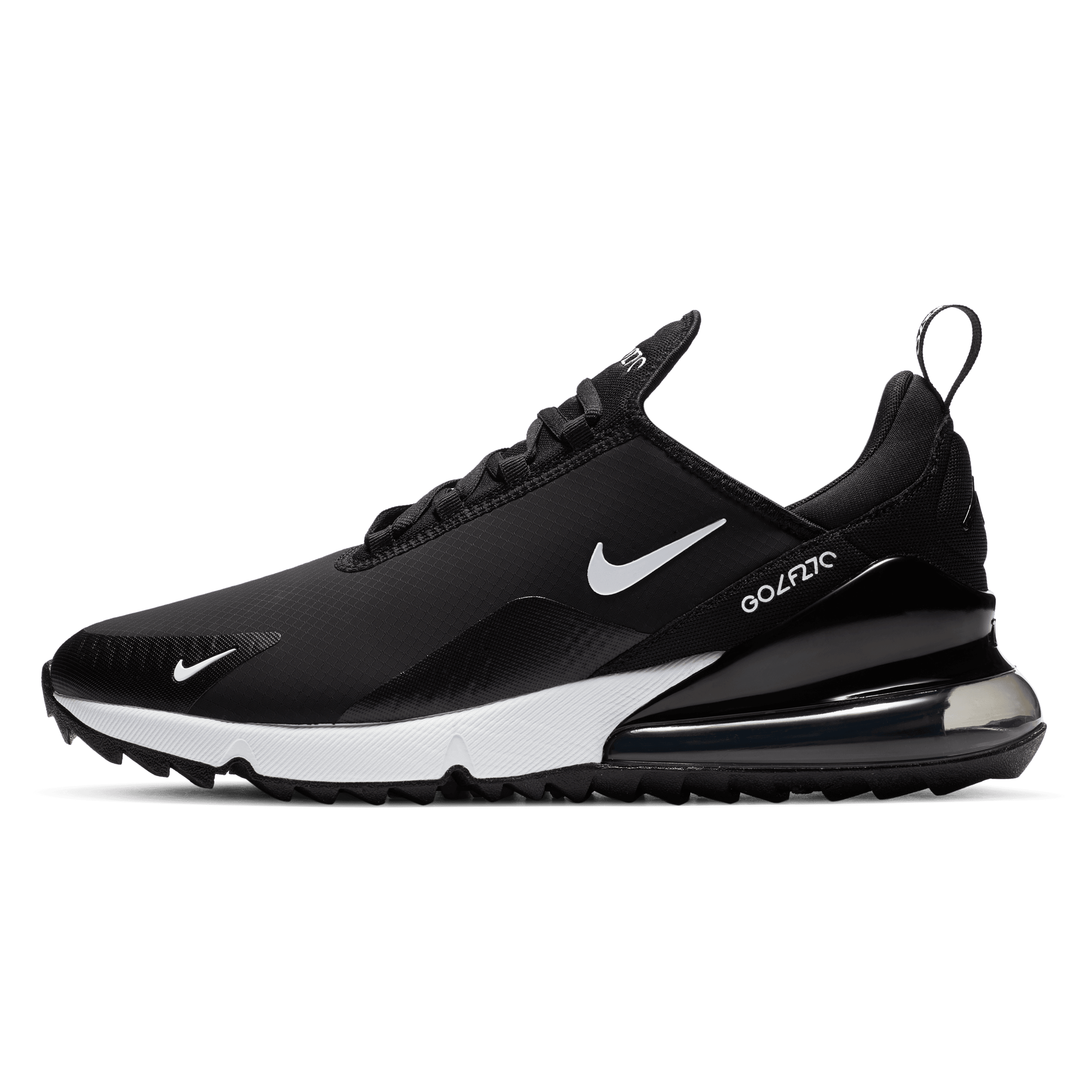 Nike Air Max 270G Spikeless Golf Shoes - Black/White/Hot Punch
