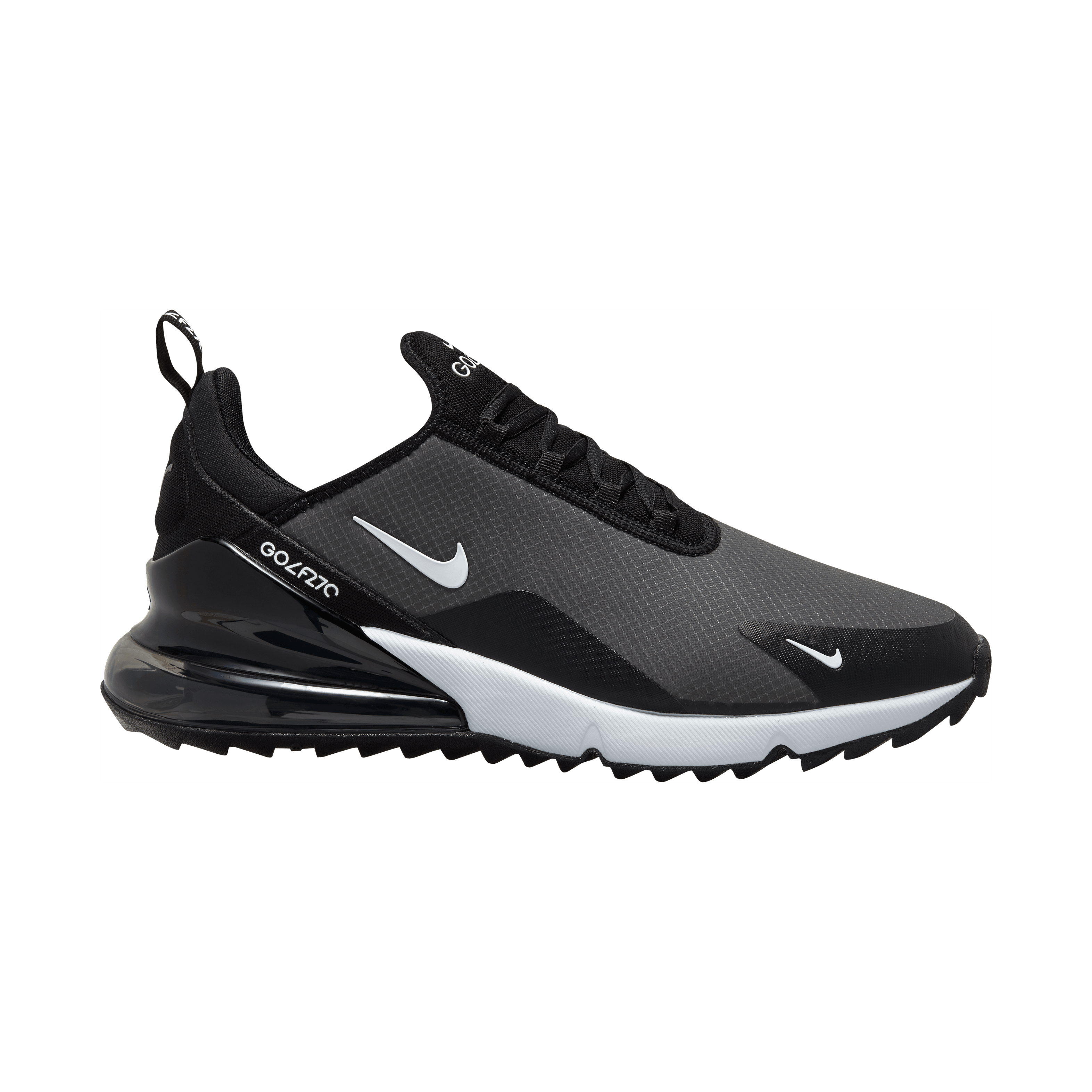 Nike Air Max 270G Spikeless Golf Shoes - Black/White/Hot Punch