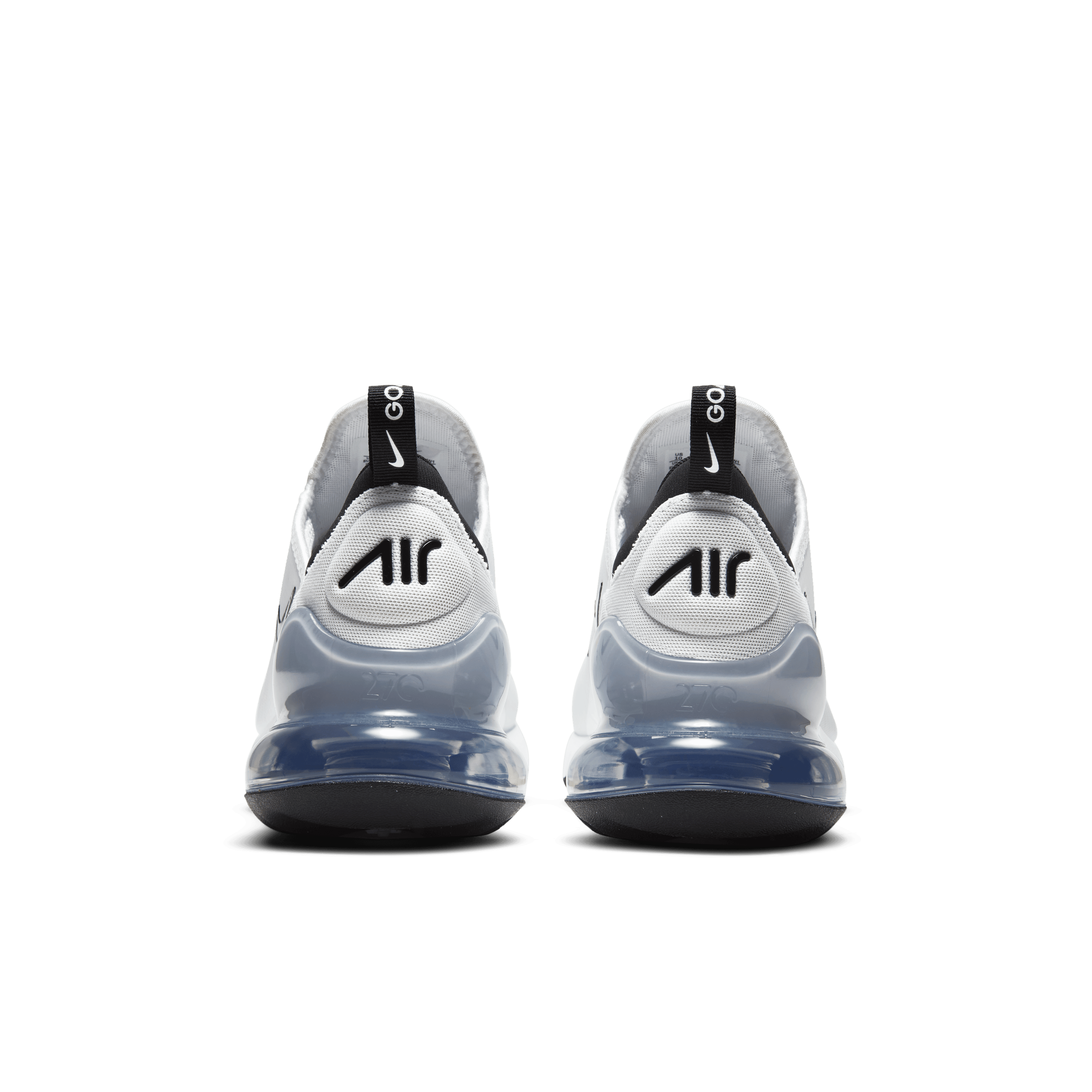 Nike Air Max 270G Spikeless Golf Shoes - White/Black/Pure Platinum