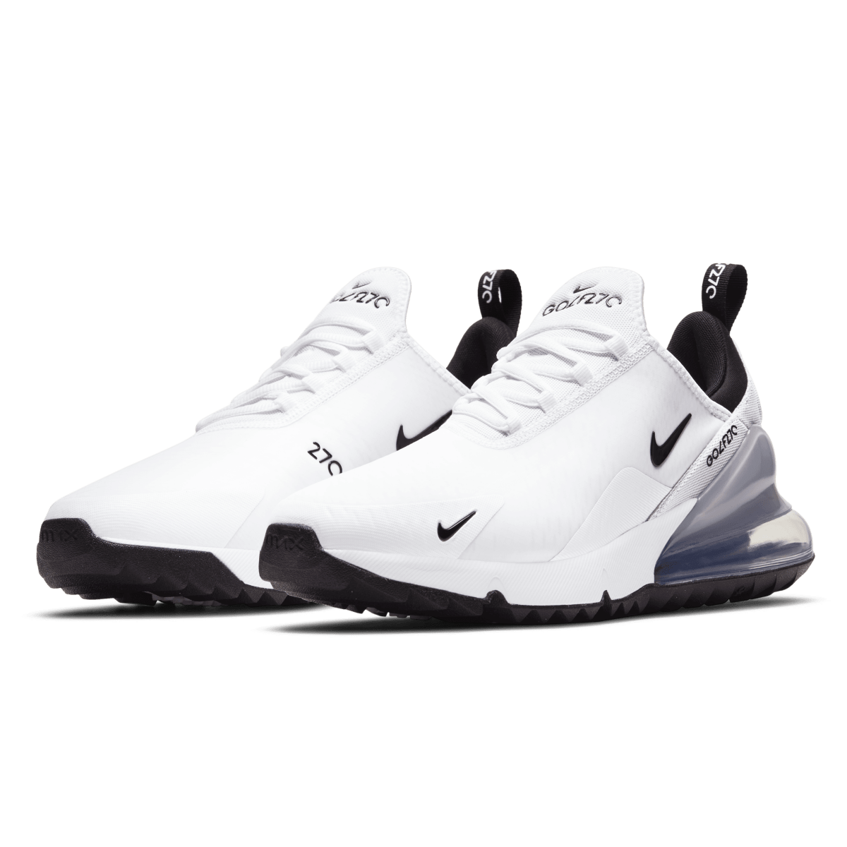 Nike Air Max 270G Spikeless Golf Shoes - White/Black/Pure Platinum - Nike Golf