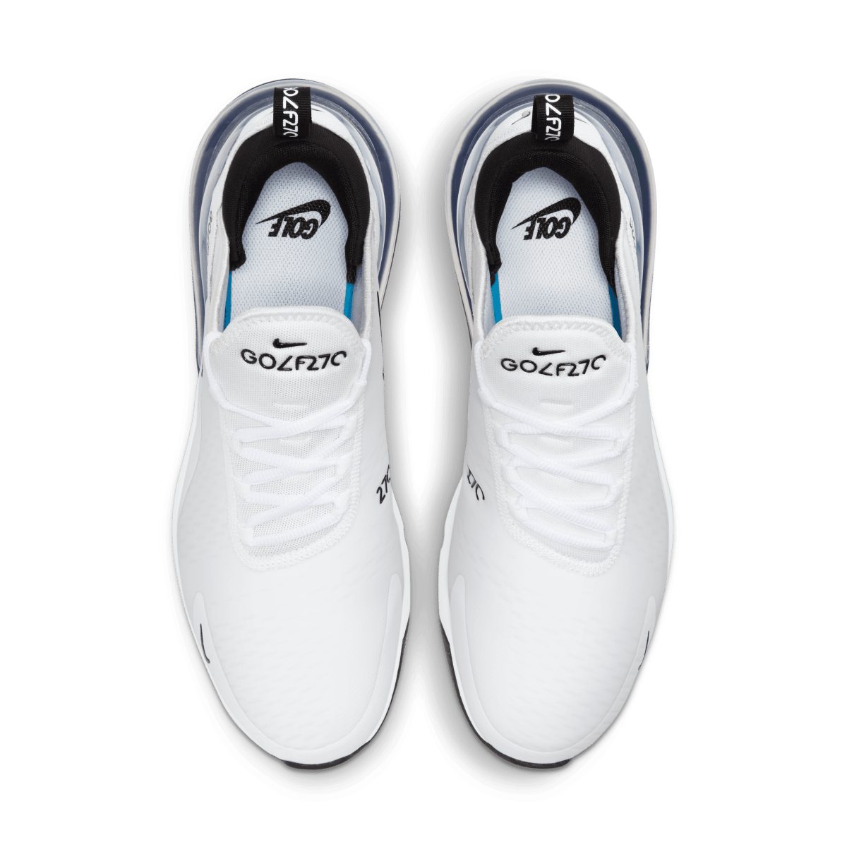 Nike Air Max 270G Spikeless Golf Shoes - White/Black/Pure Platinum - Nike Golf
