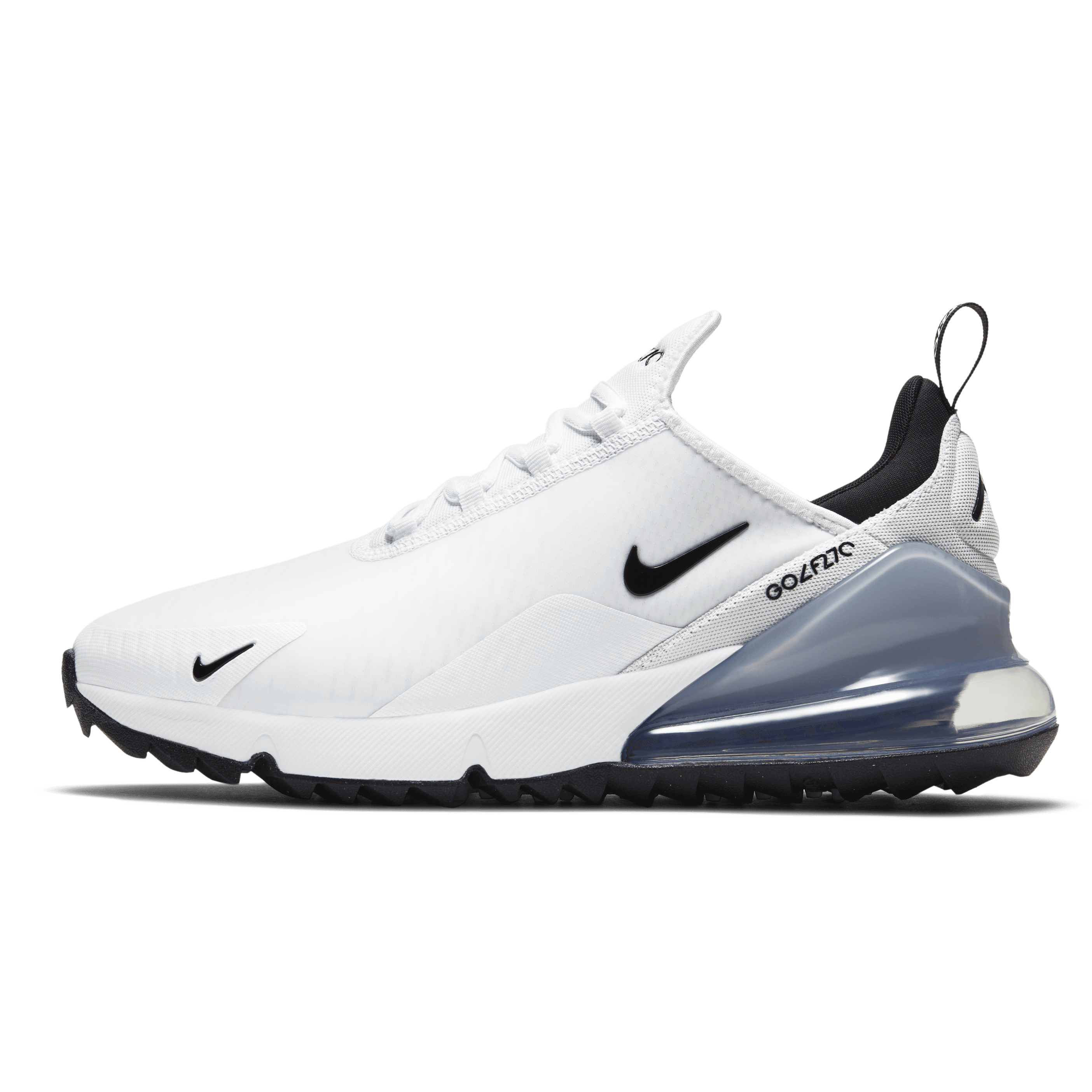Nike Air Max 270G Spikeless Golf Shoes - White/Black/Pure Platinum