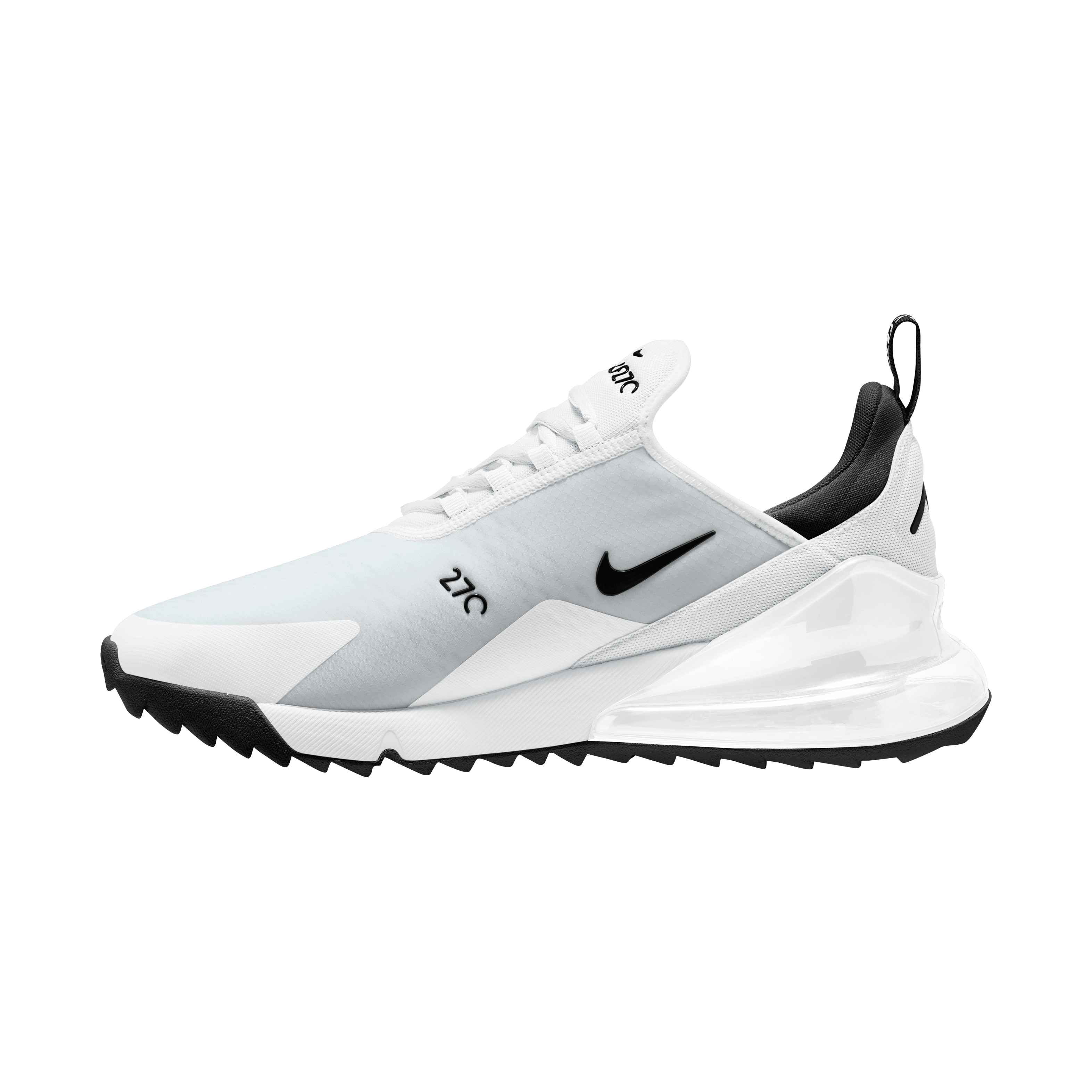 Nike Air Max 270G Spikeless Golf Shoes - White/Black/Pure Platinum