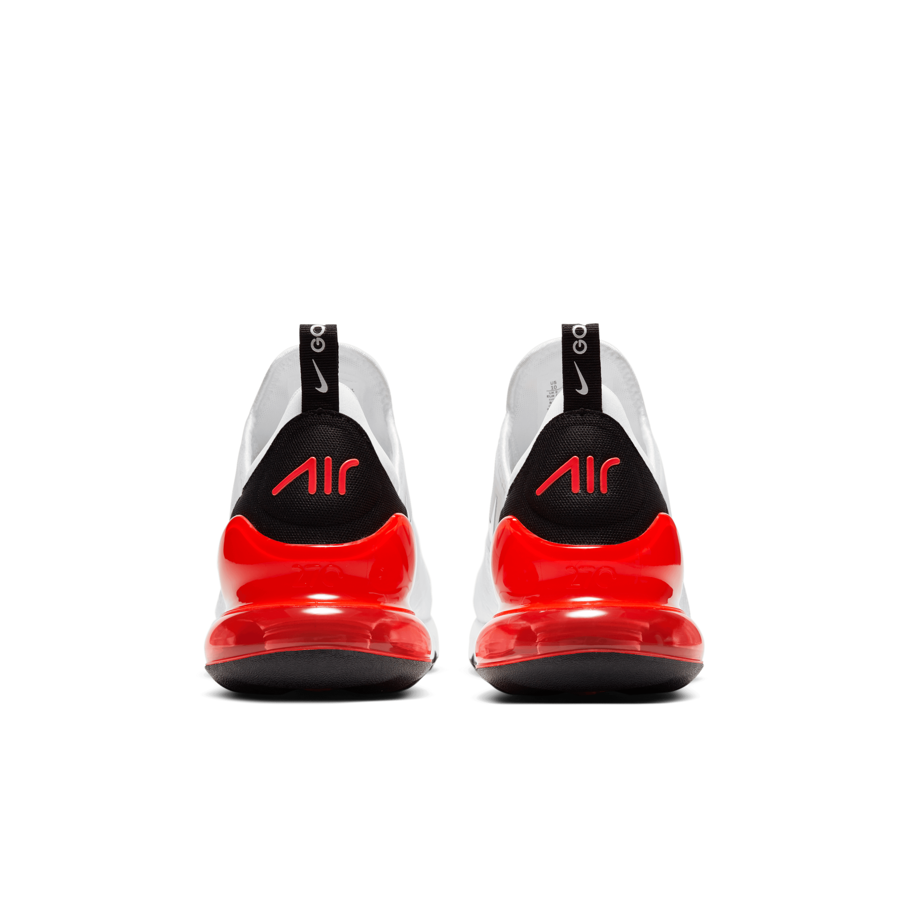 Nike Air Max 270G Spikeless Golf Shoes - White/Cool Grey - Natural Grey