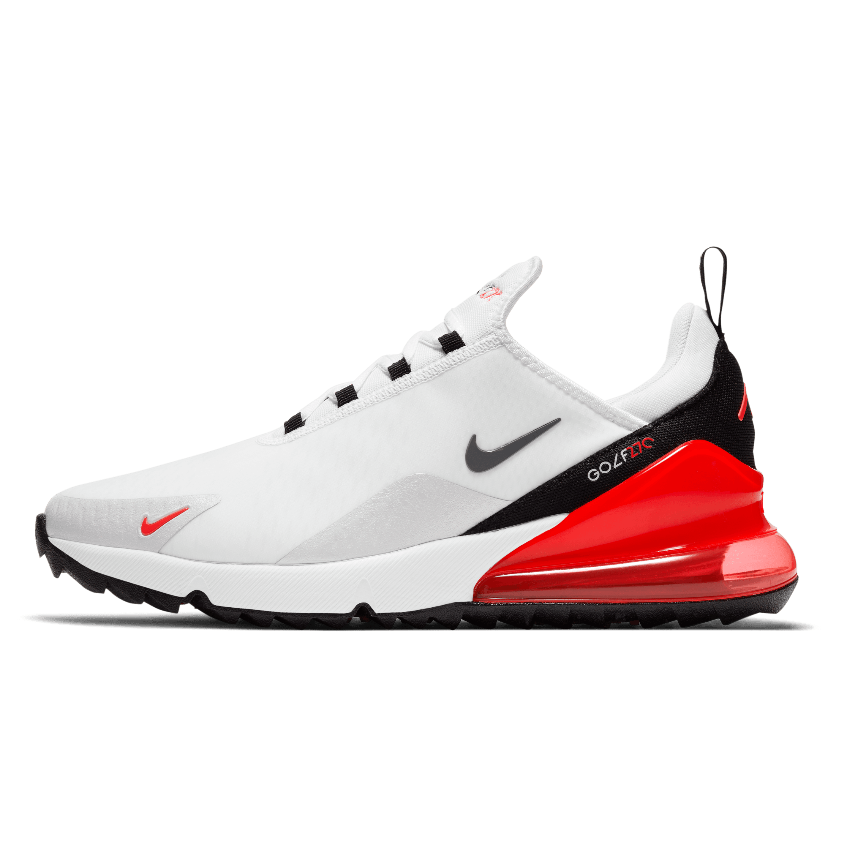 Nike Air Max 270G Spikeless Golf Shoes - White/Cool Grey - Natural Grey