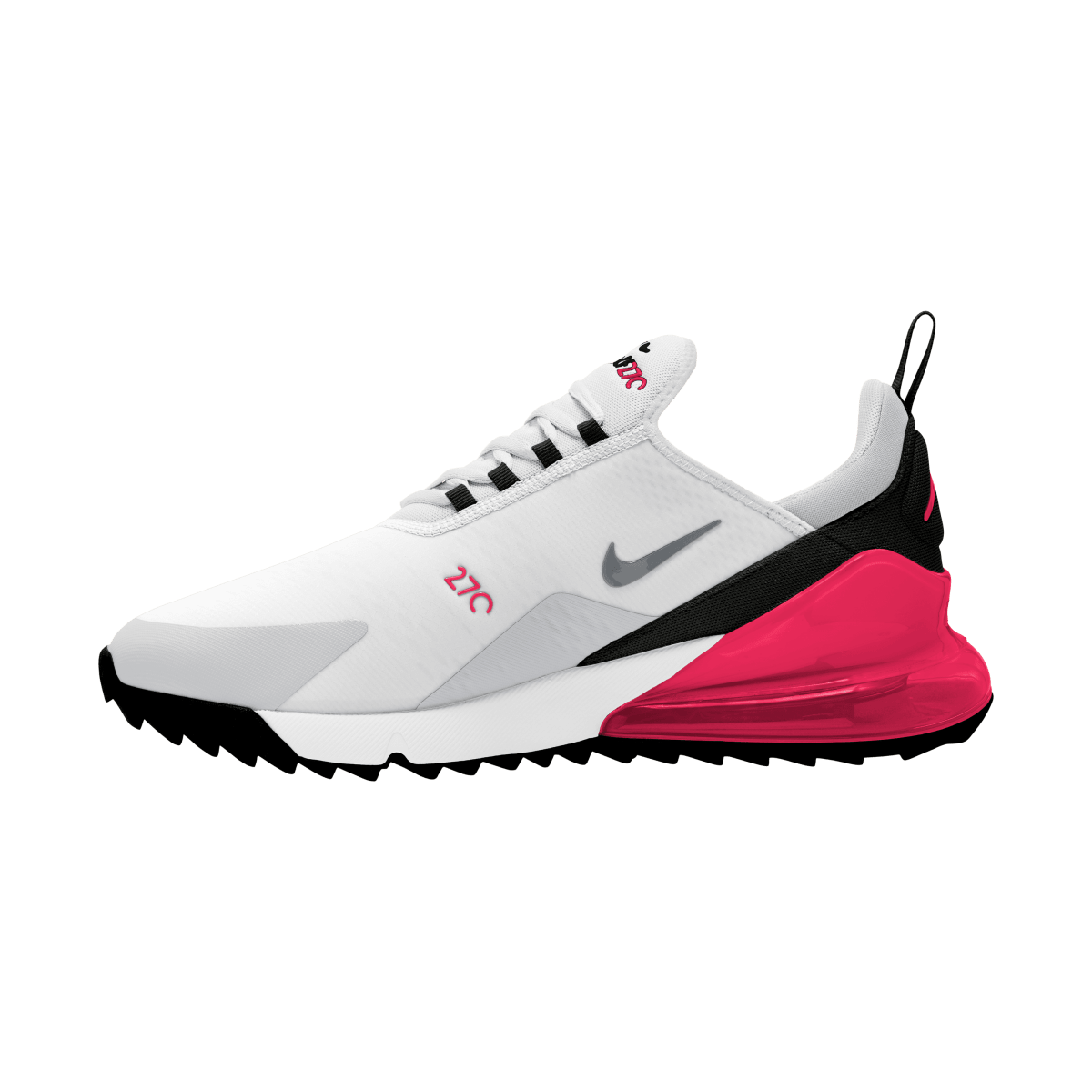 Nike Air Max 270G Spikeless Golf Shoes - White/Cool Grey - Natural Grey - Nike Golf
