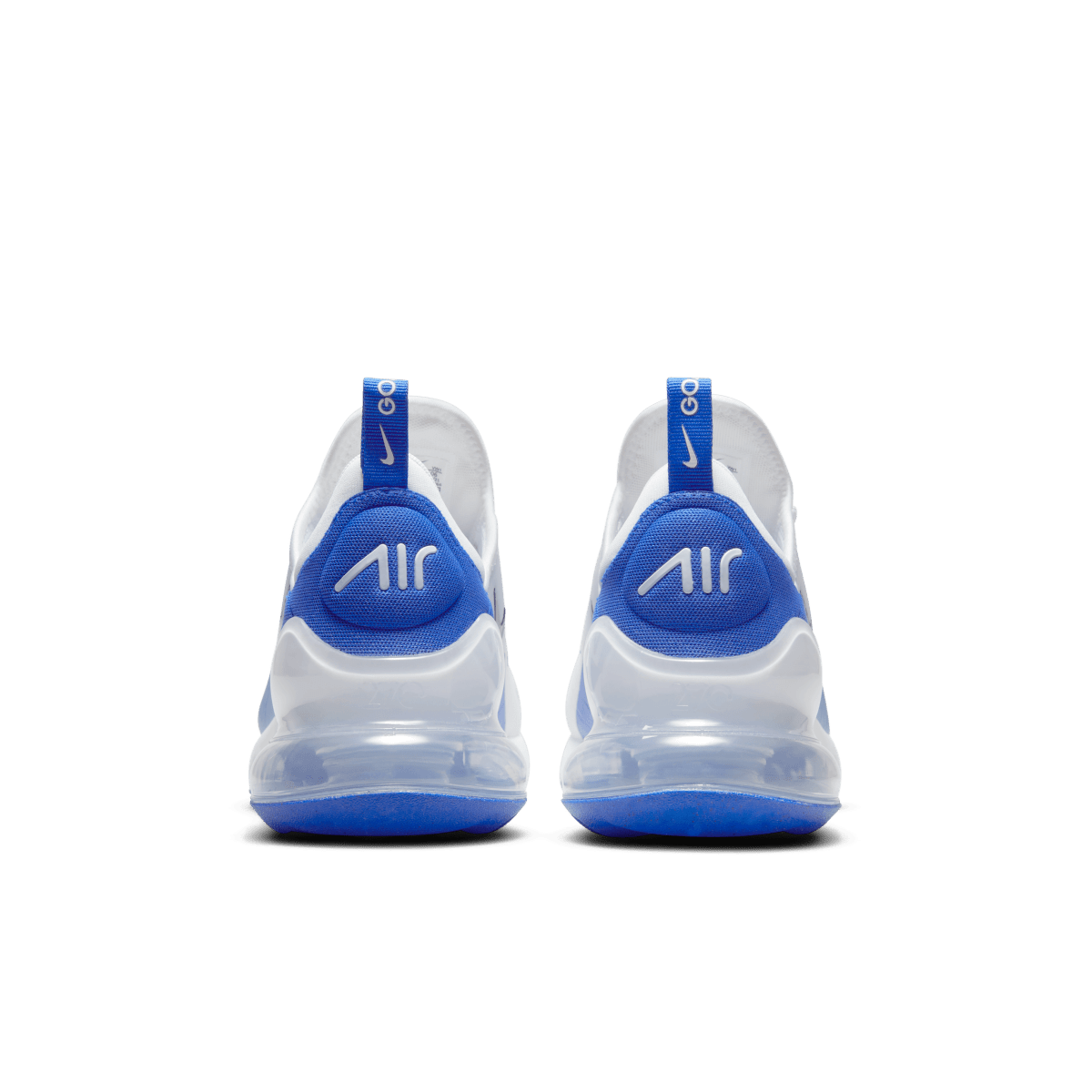 Nike Air Max 270G Spikeless Golf Shoes - White / Black - Racer Blue - Pure Platinum - Nike Golf