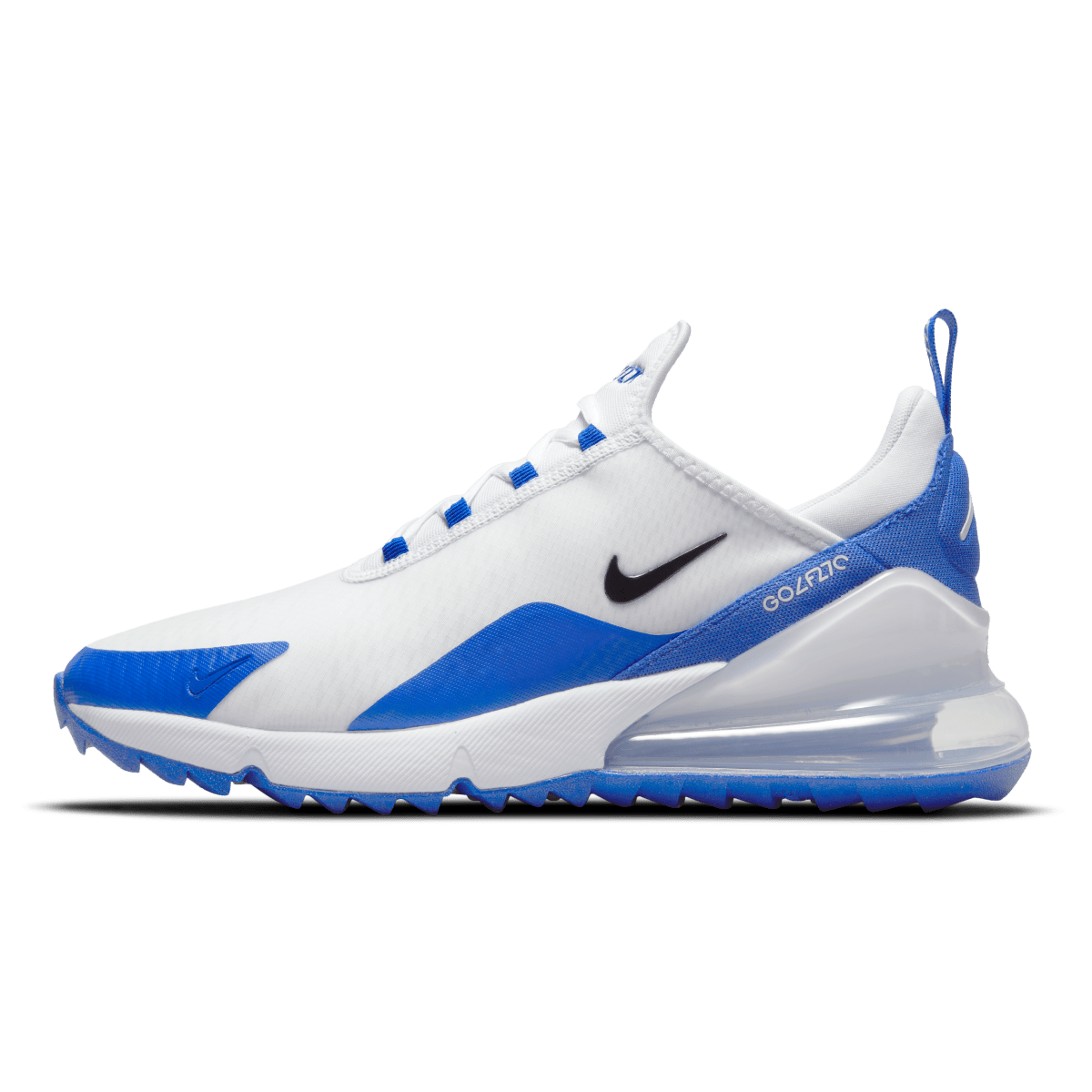 Nike Air Max 270G Spikeless Golf Shoes - White / Black - Racer Blue - Pure Platinum - Nike Golf