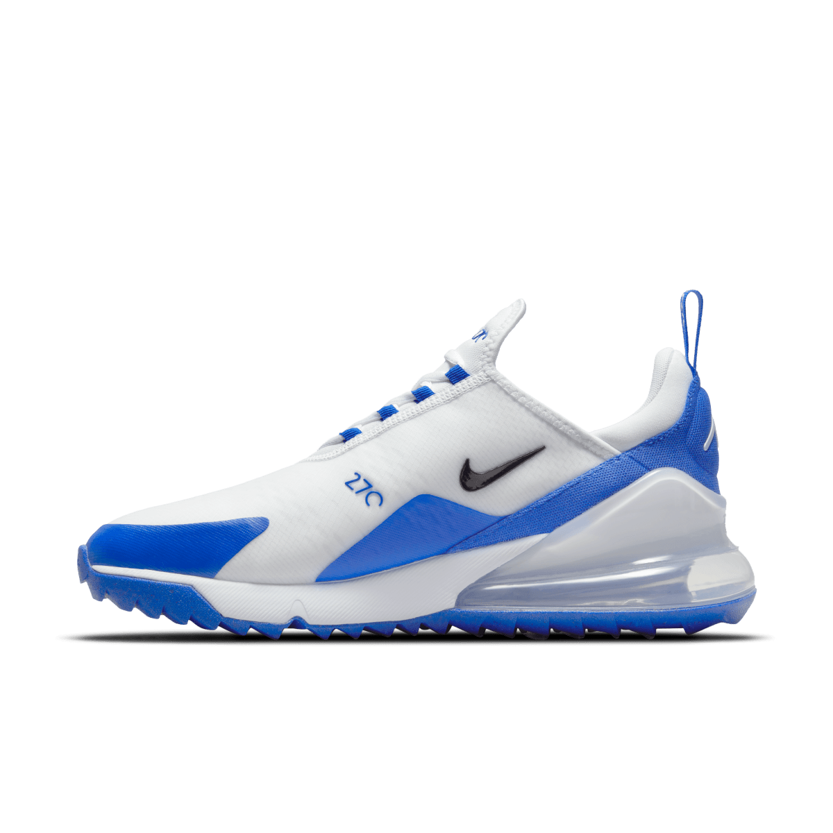 Nike Air Max 270G Spikeless Golf Shoes - White / Black - Racer Blue - Pure Platinum - Nike Golf