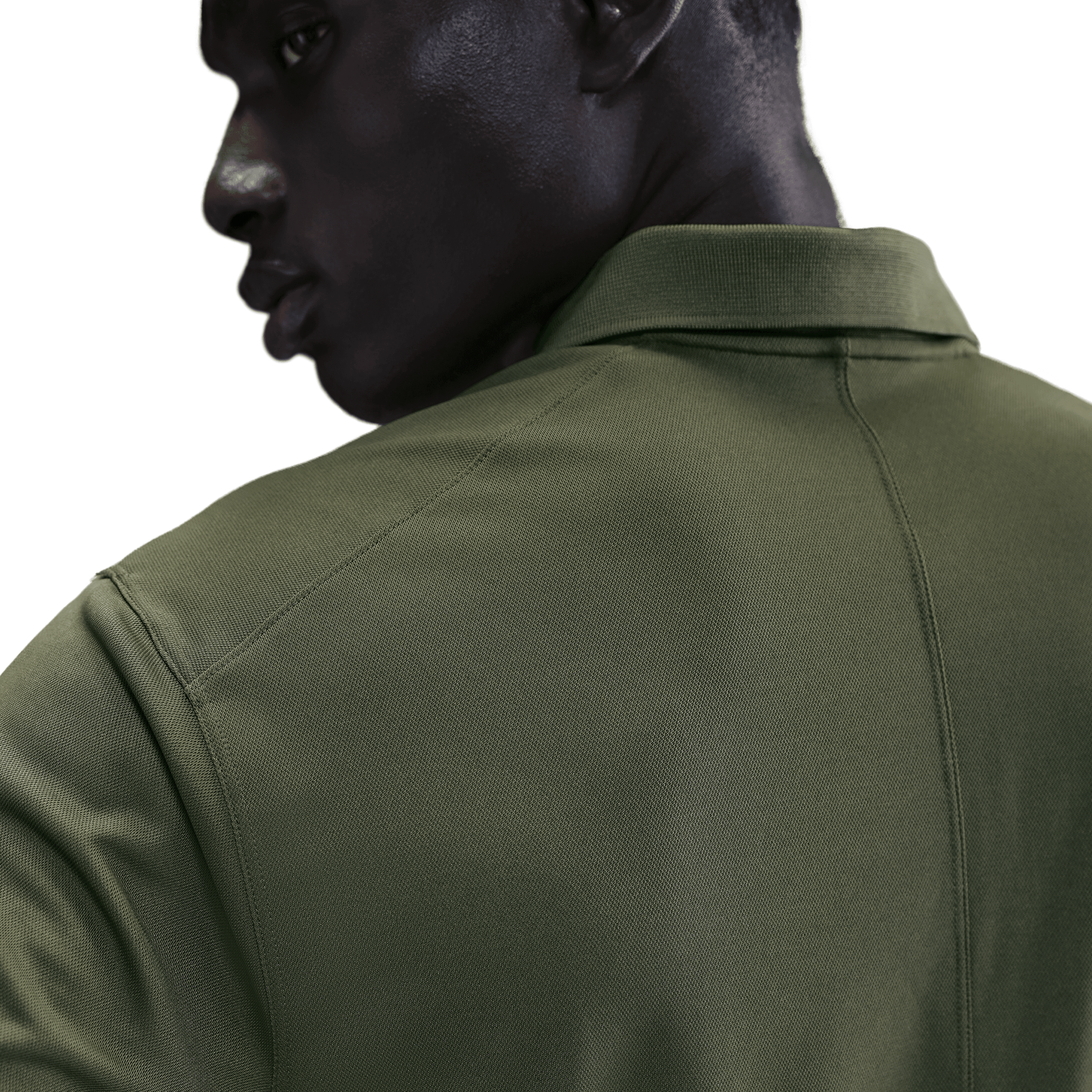 Nike DF Victory Solid Polo - Medium Olive / Pale Ivory