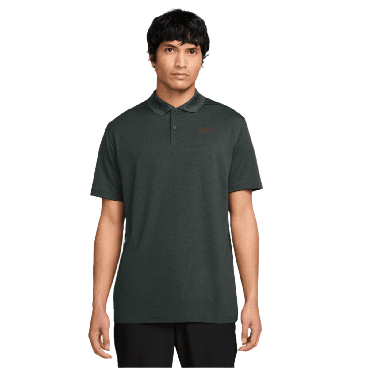 Nike DF Victory Solid Polo - Dark Green - Nike Golf
