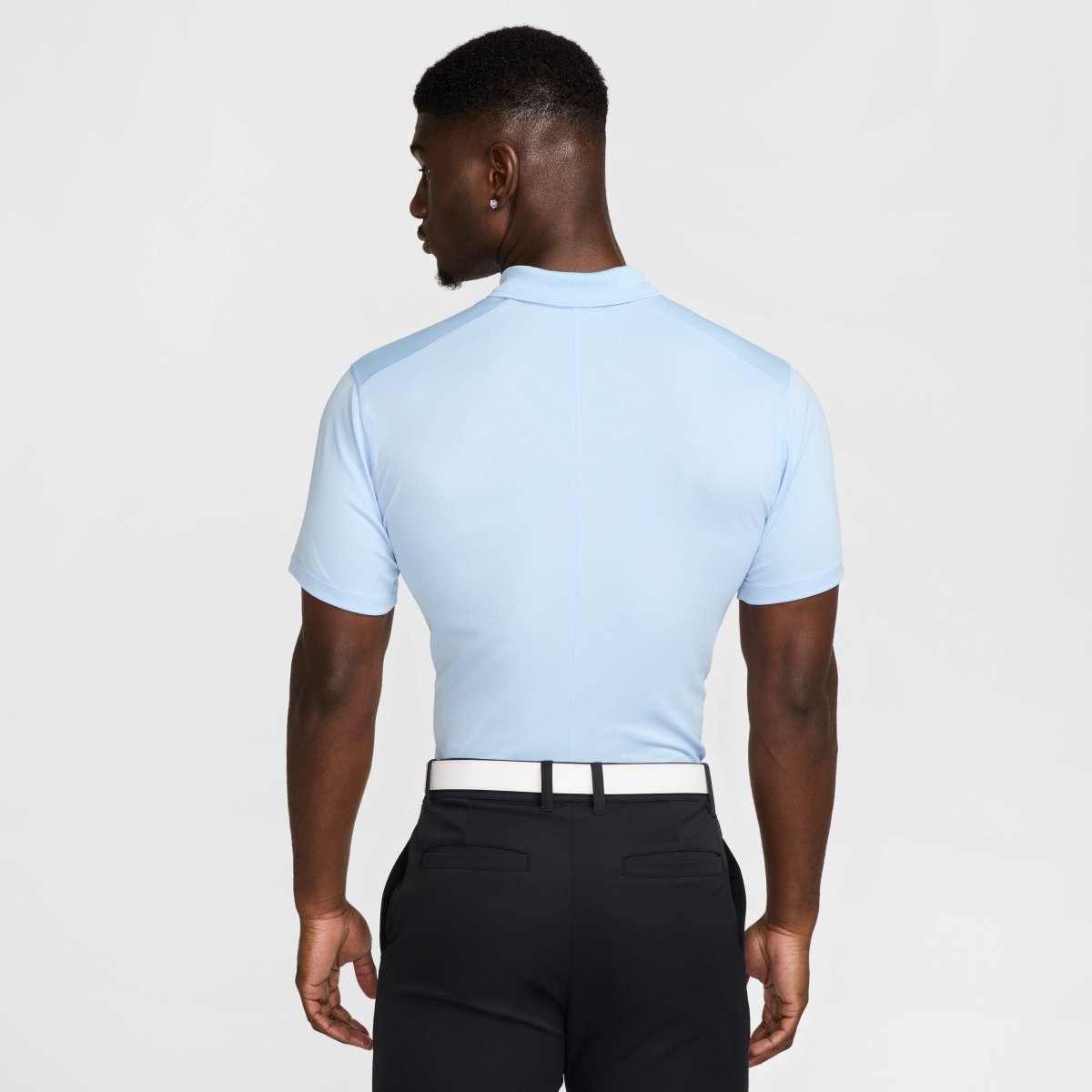 Nike DF Victory Solid Polo - Psychic Blue / Black - Nike Golf