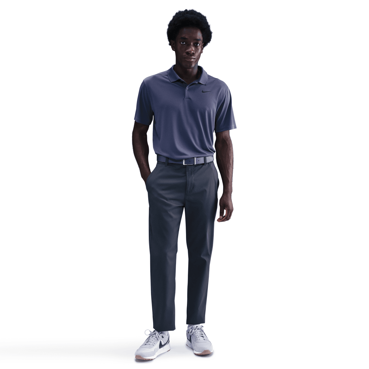 Nike DF Victory Solid Polo - Sanded Purple / Black - Nike Golf