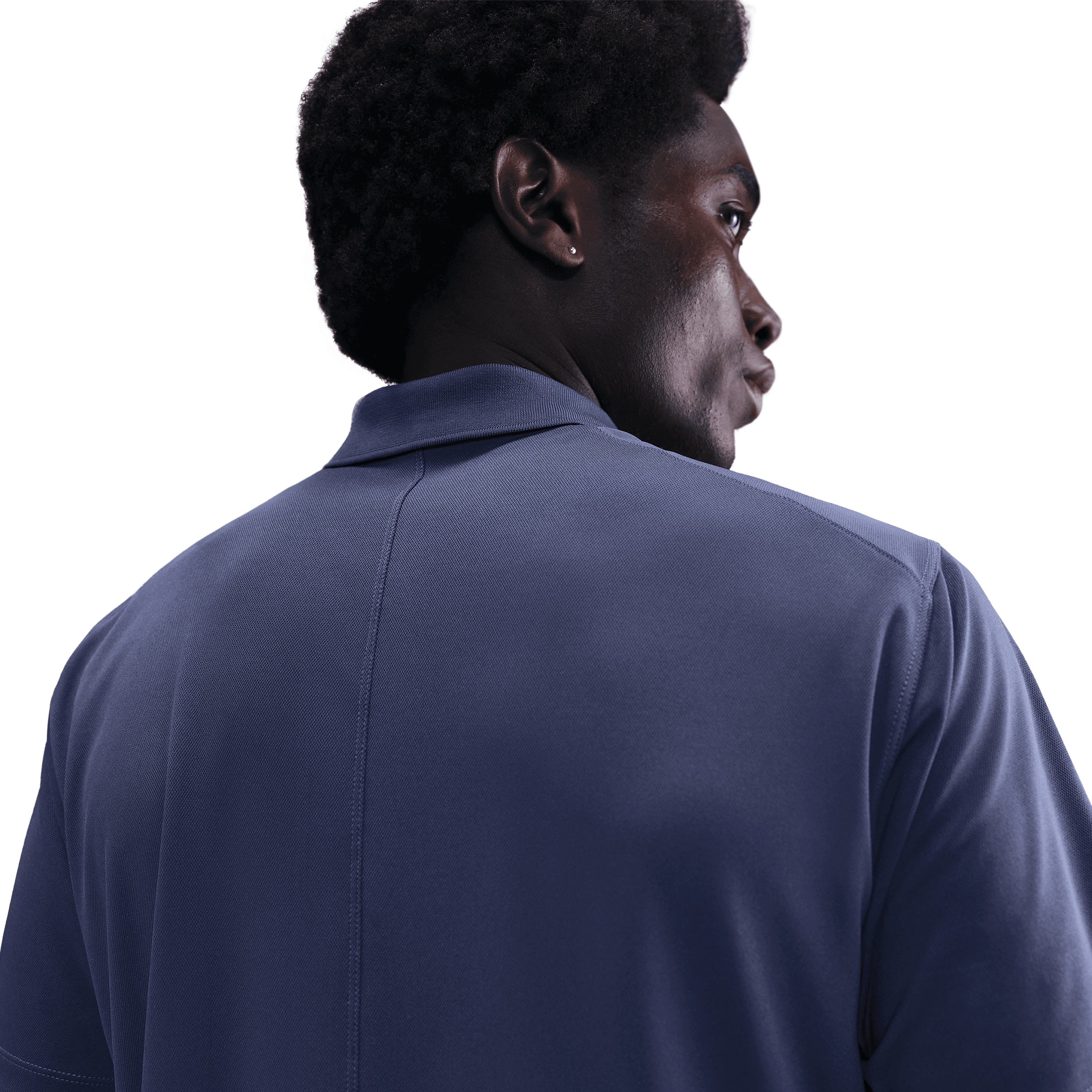 Nike DF Victory Solid Polo - Sanded Purple / Black