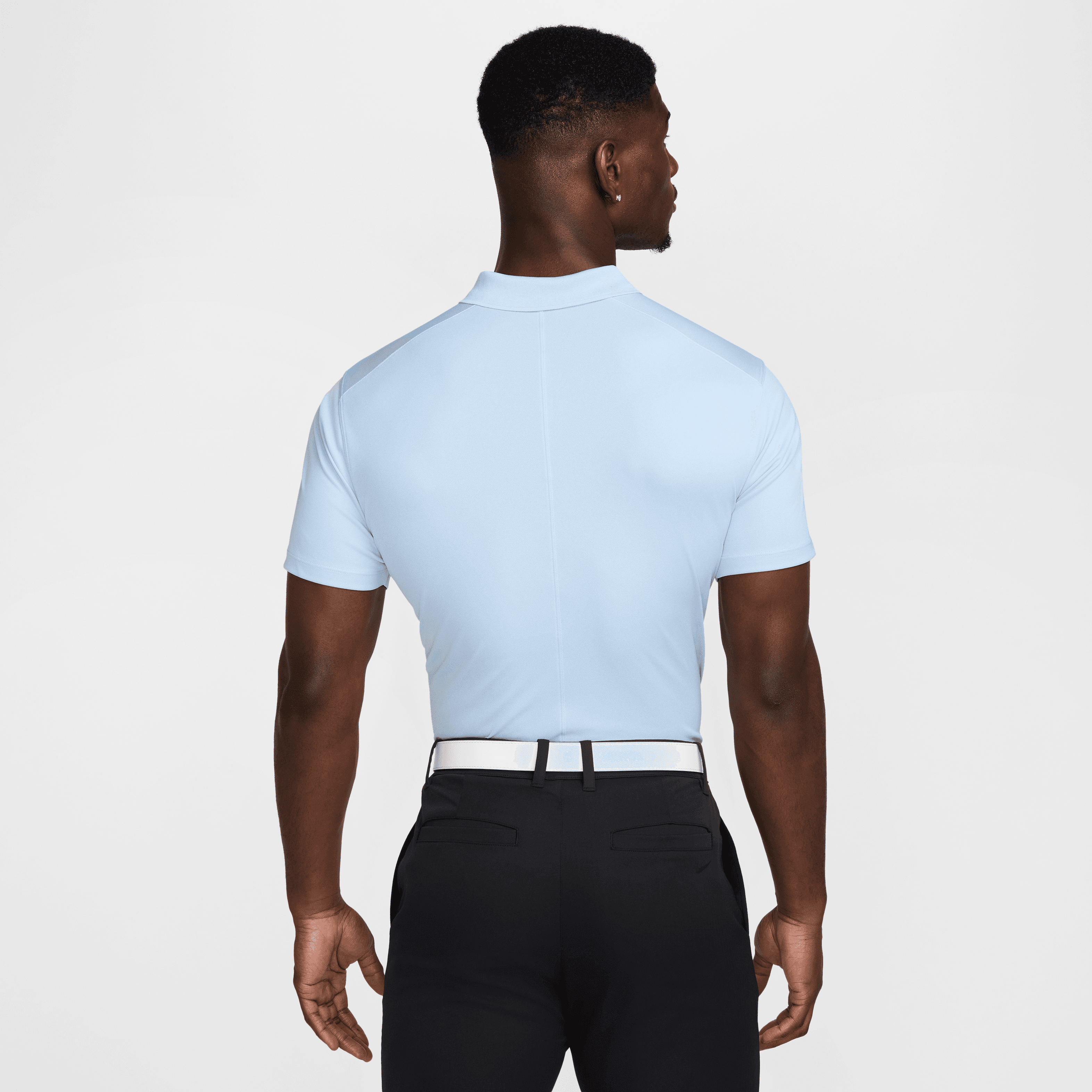Nike Dri-Fit Victory Solid Polo - Psychic Blue (Logo Sleeve)