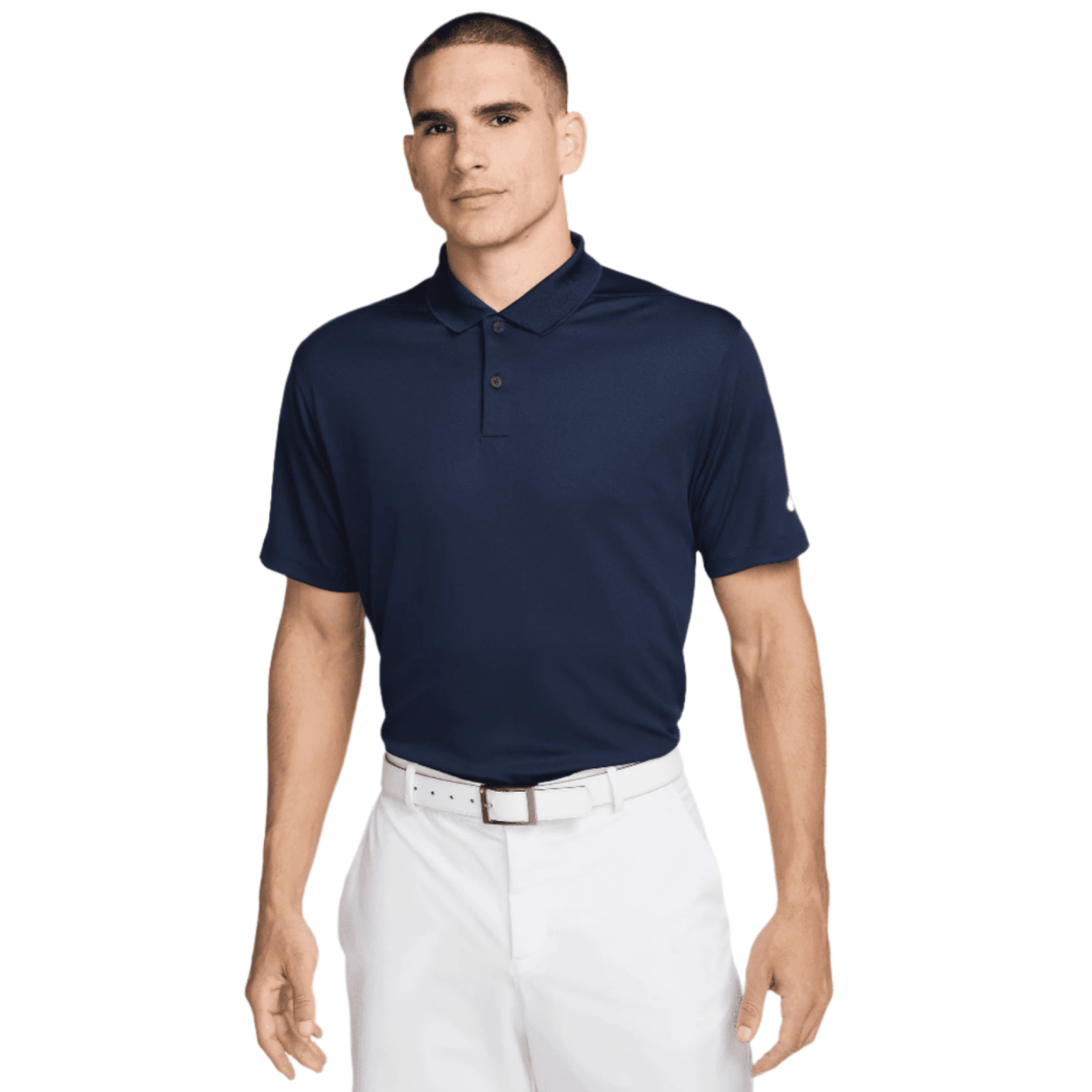 Nike DF Victory Solid Polo - Obsidian / White - Nike Golf
