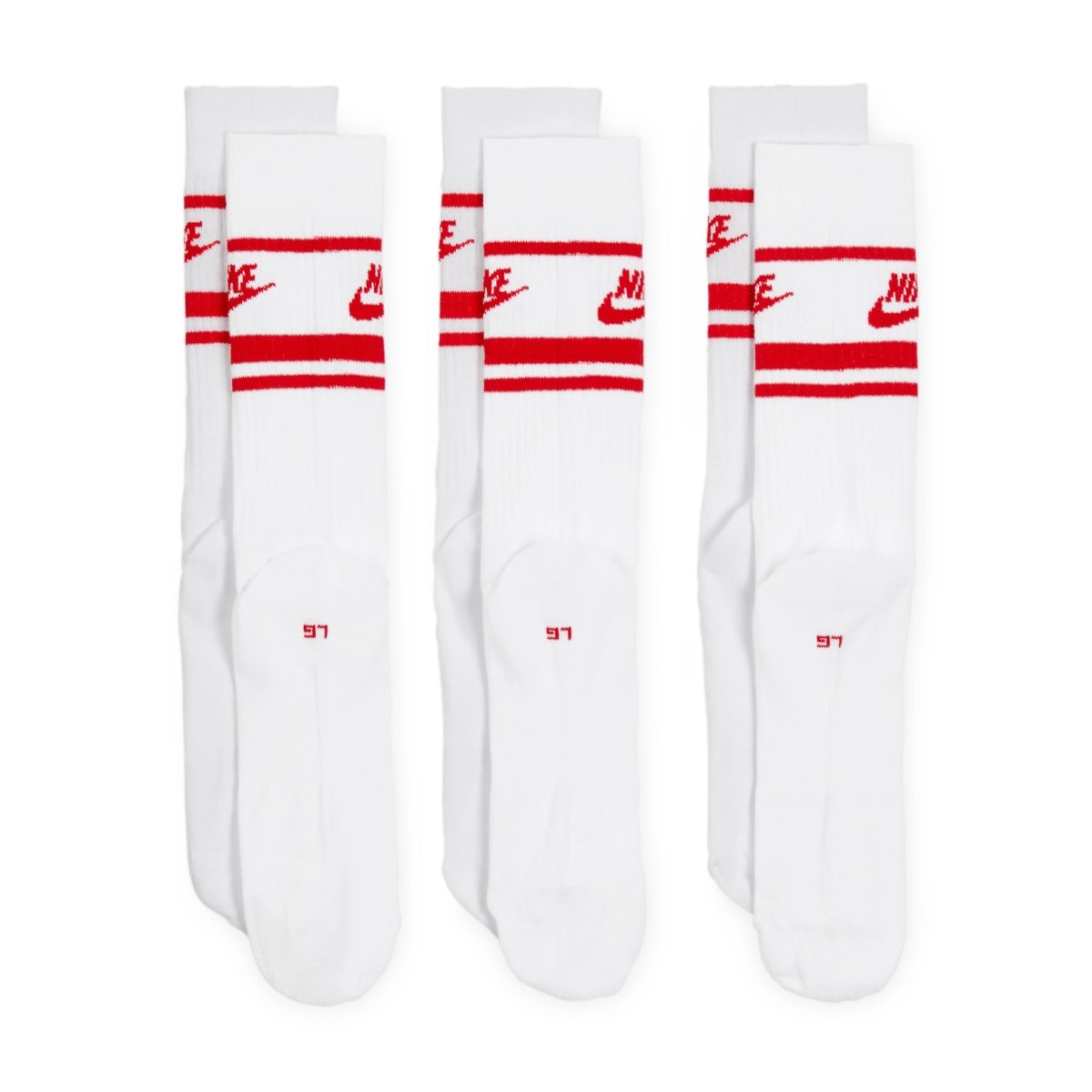 Nike Everyday Essential Golf Socks - White / Red / Red - Nike Golf