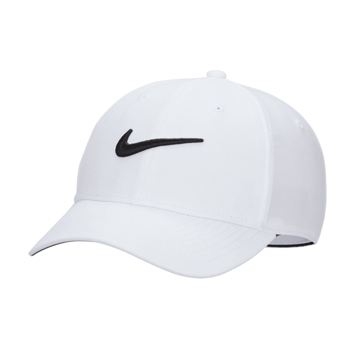 Nike Structured Swoosh Club Cap - White / Black - Nike Golf