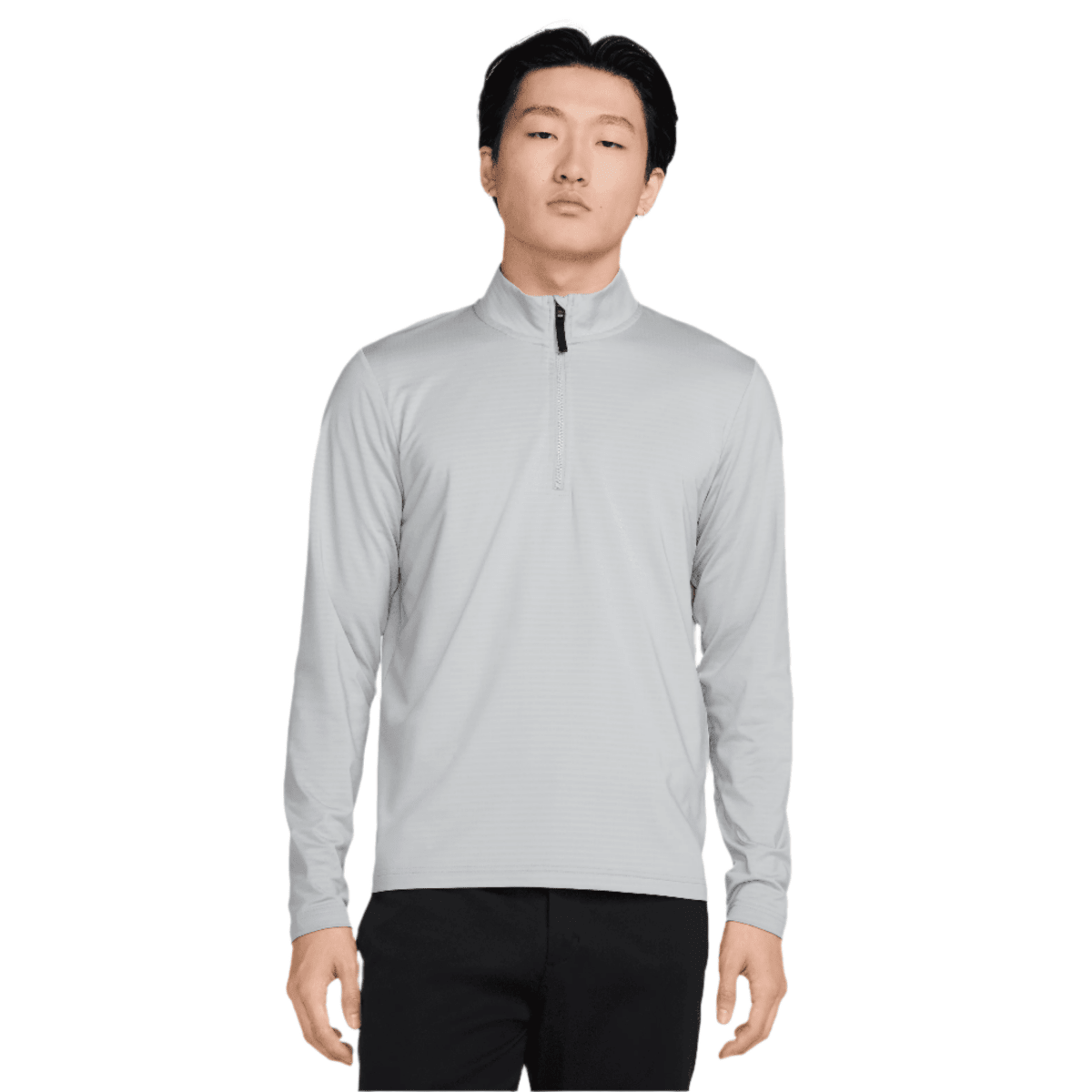 Nike Dri Fit Victory 1/2 Zip Golf Pullover - Wolf Grey / Black - Nike Golf