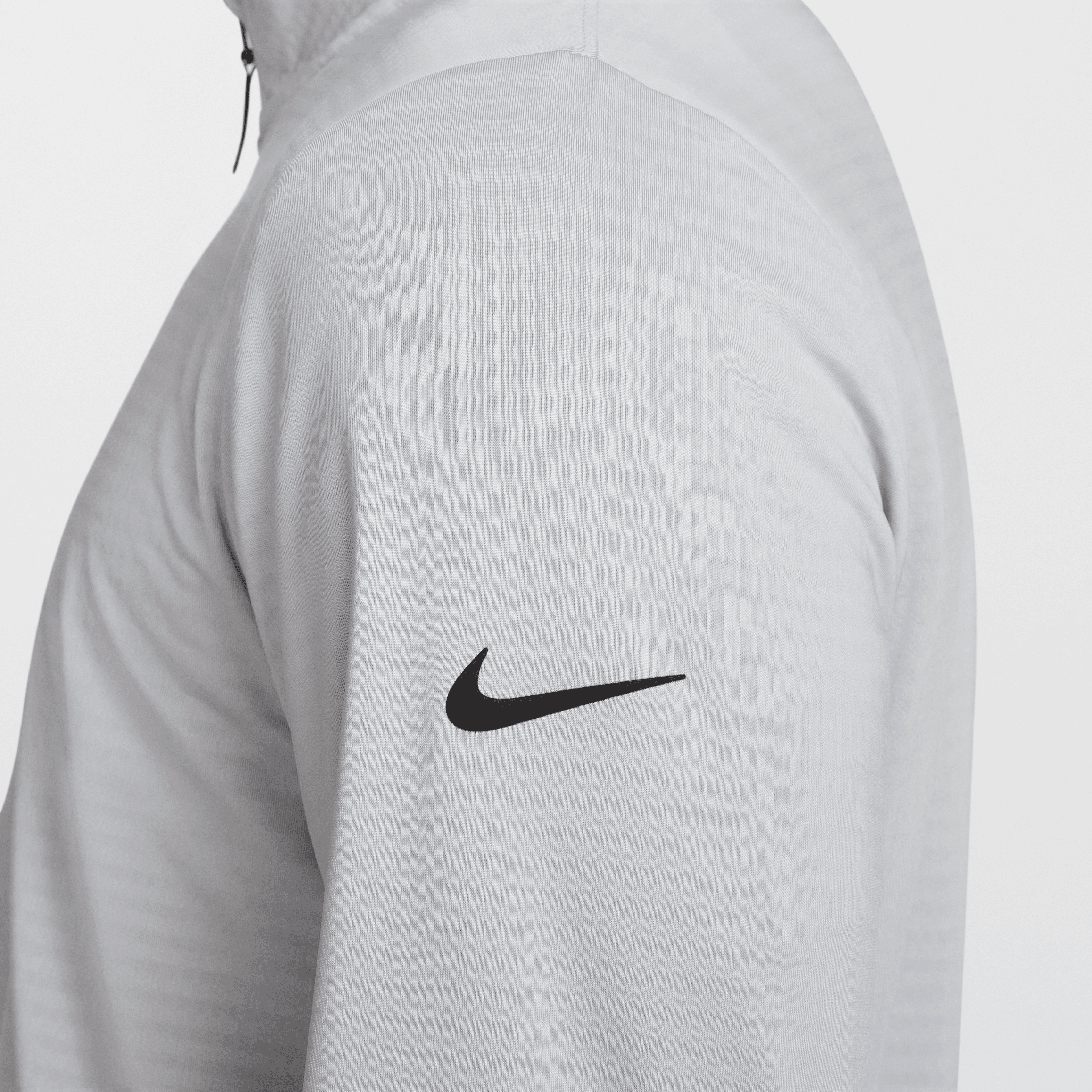 Nike Dri Fit Victory 1/2 Zip Golf Pullover - Wolf Grey / Black