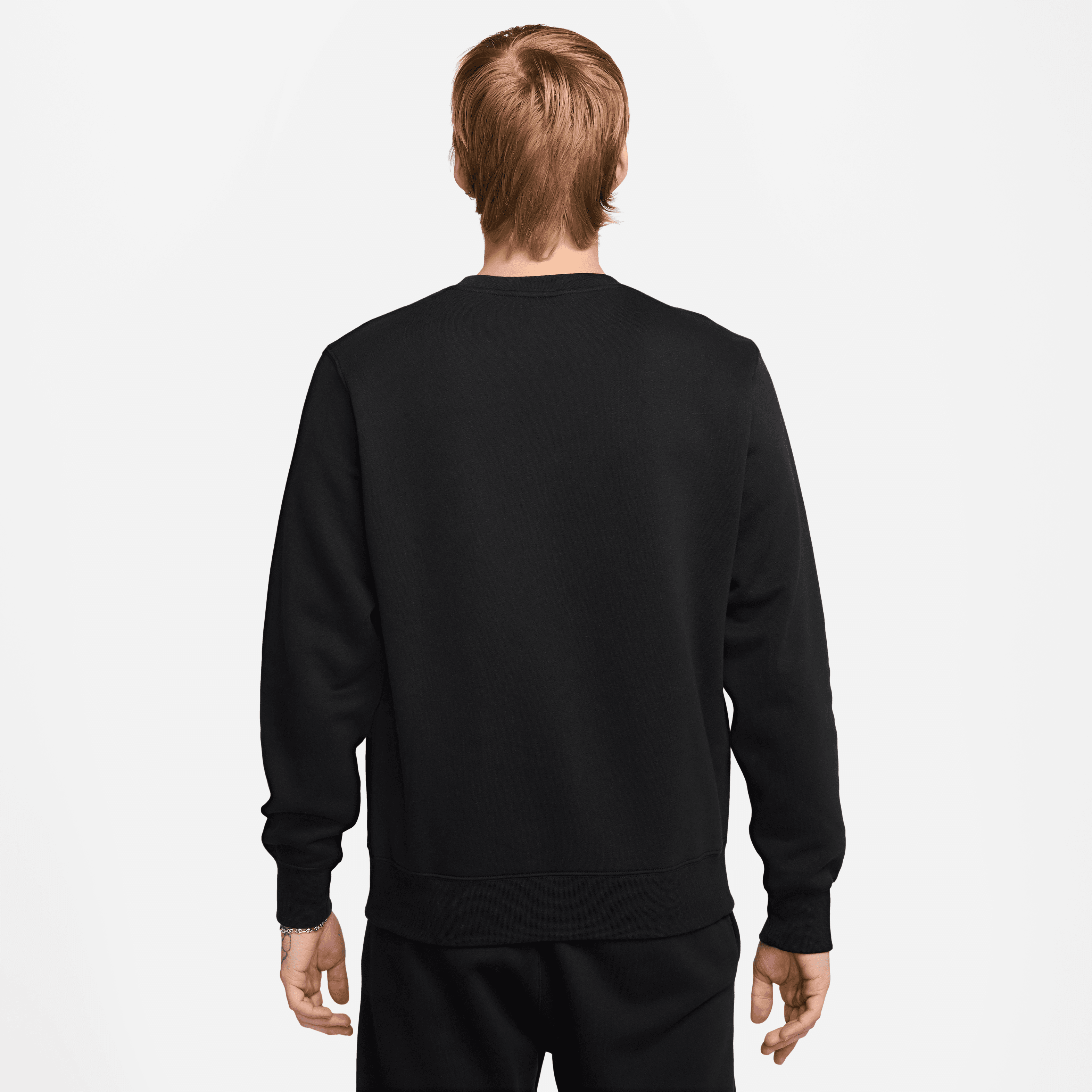 Nike NSW Club Crew Pullover - Black / Pink