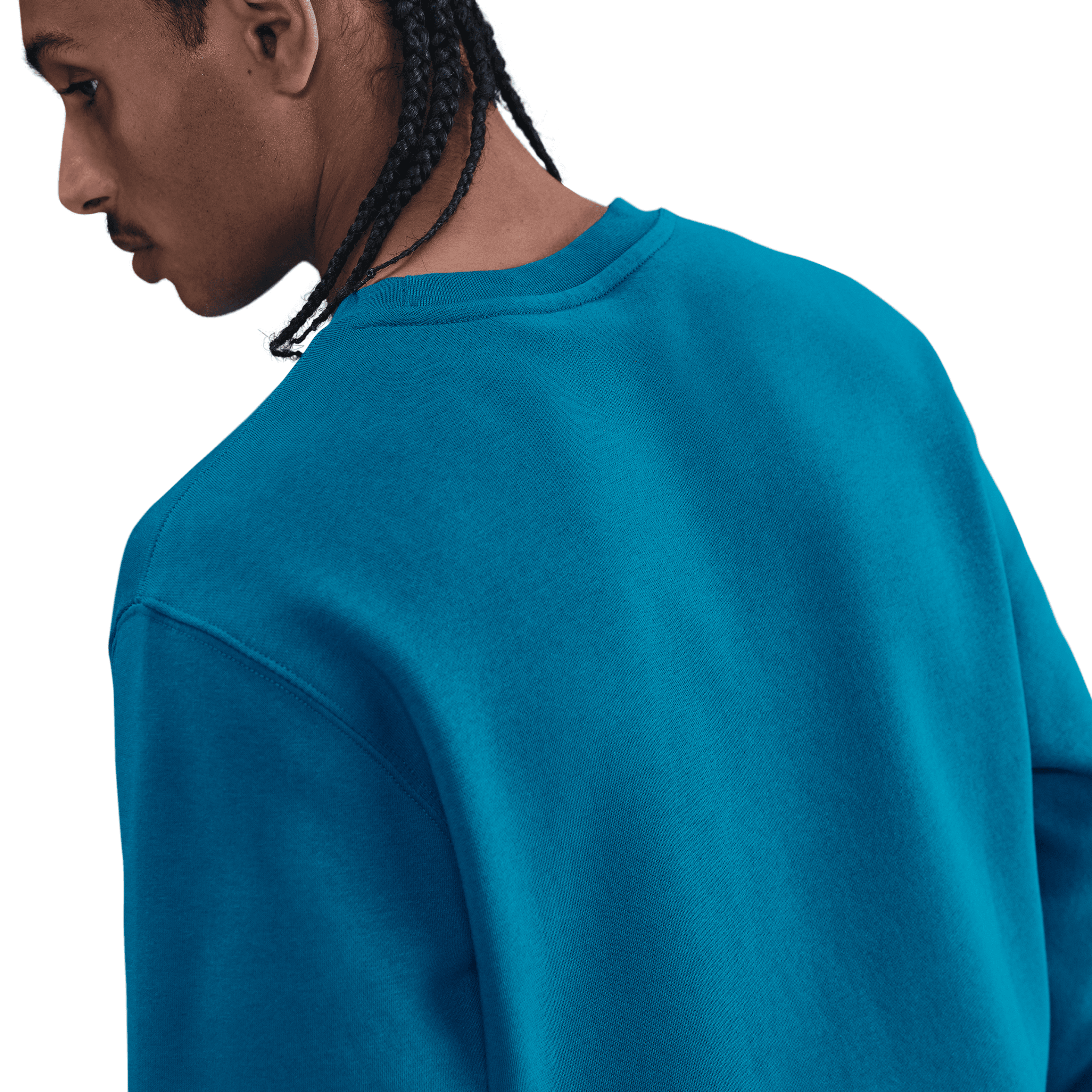 Nike NSW Club Crew Pullover - Green Abyss