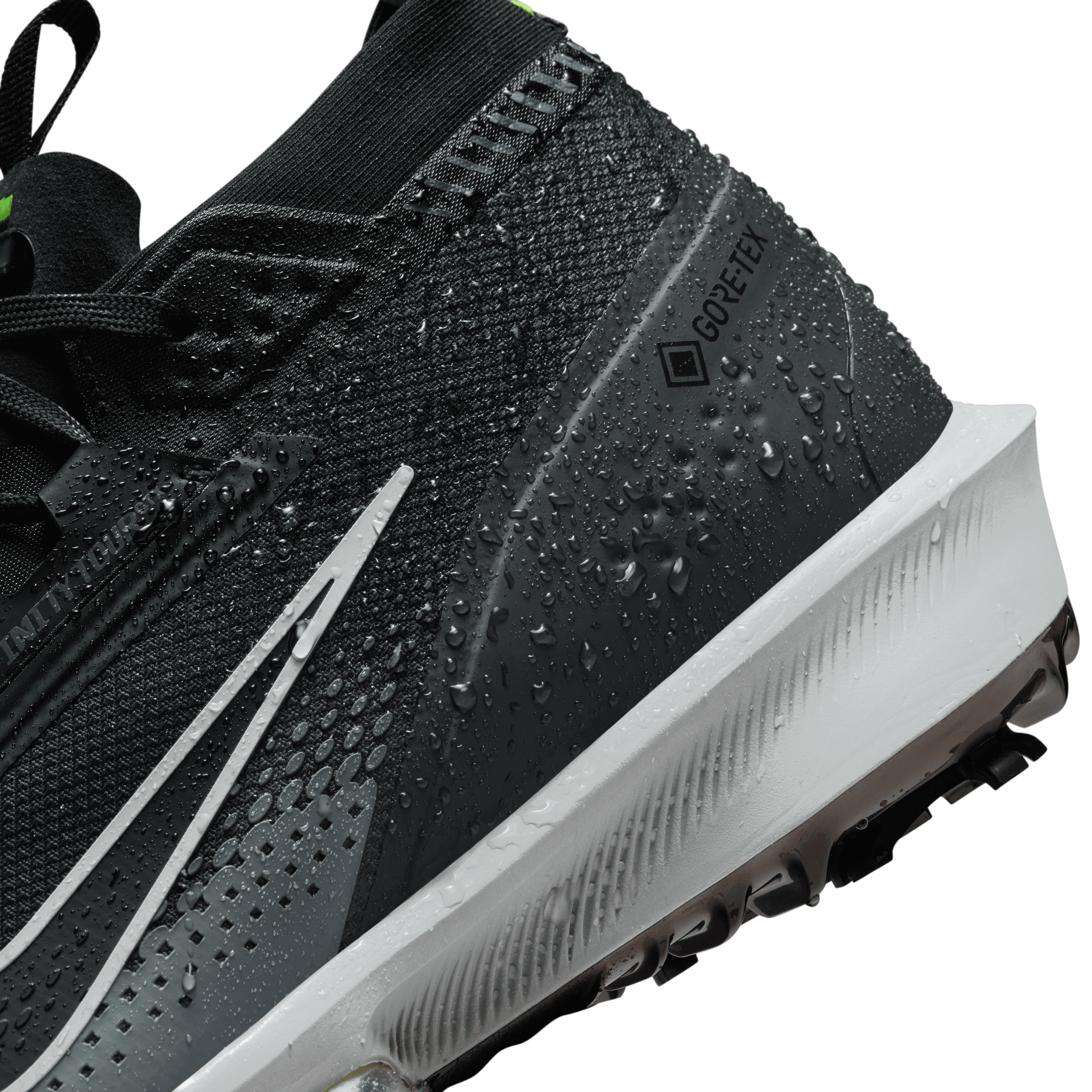 Nike Infinity Tour Next% 2 GTX Golf Shoes - Dark Smoke Grey/Black/Light Smoke Grey