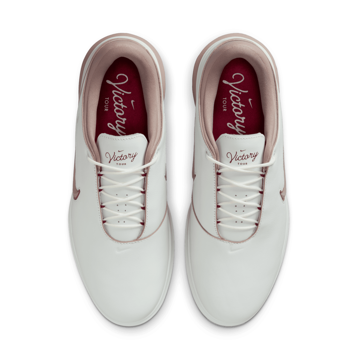 Nike Victory Tour 4 Golf Shoe - Summit White / Taupe Grey / Black / Team Red - Nike Golf