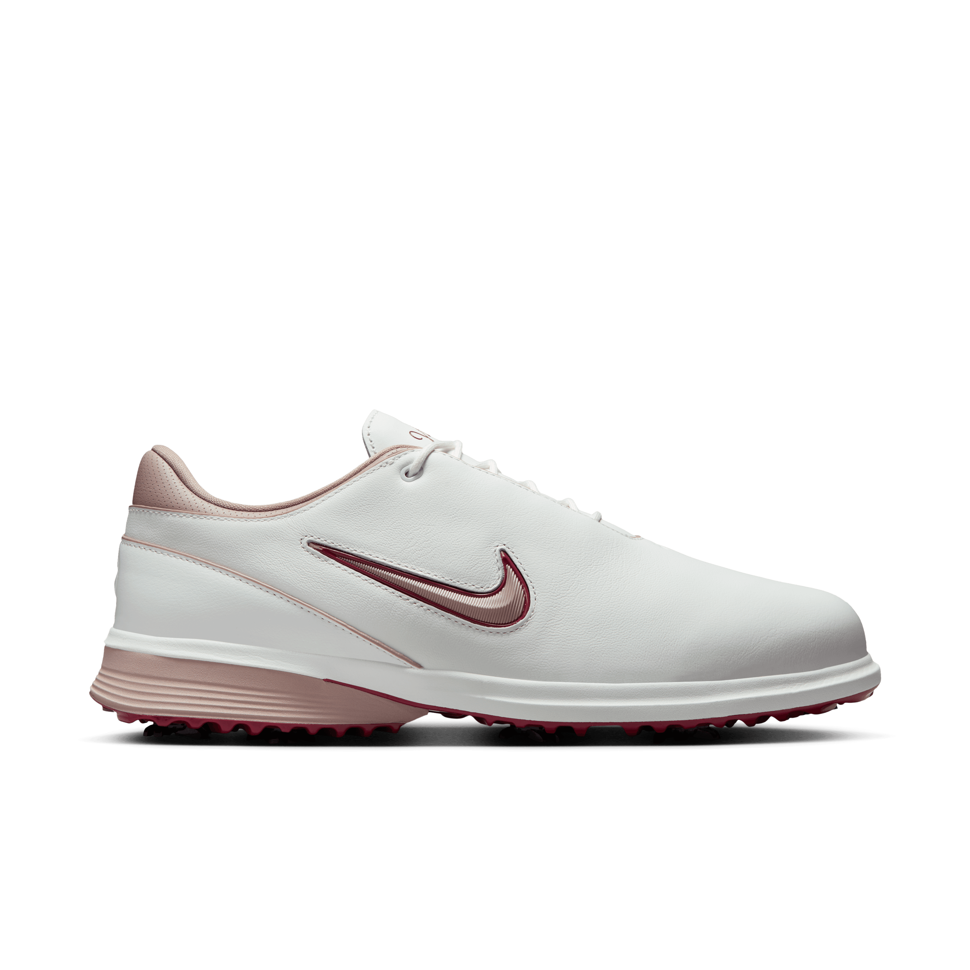 Nike Victory Tour 4 Golf Shoe - Summit White / Taupe Grey / Black / Team Red