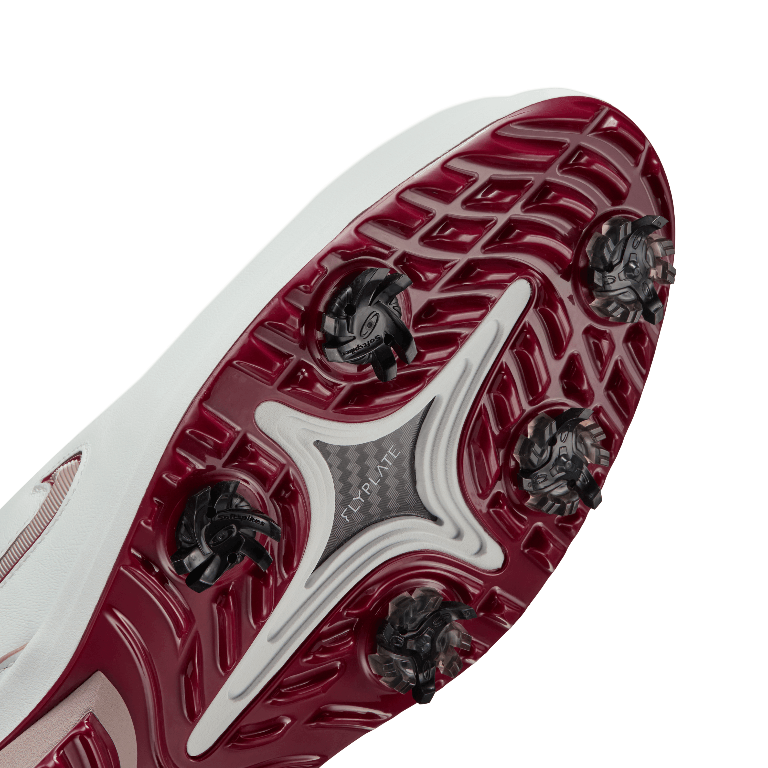 Nike Victory Tour 4 Golf Shoe - Summit White / Taupe Grey / Black / Team Red