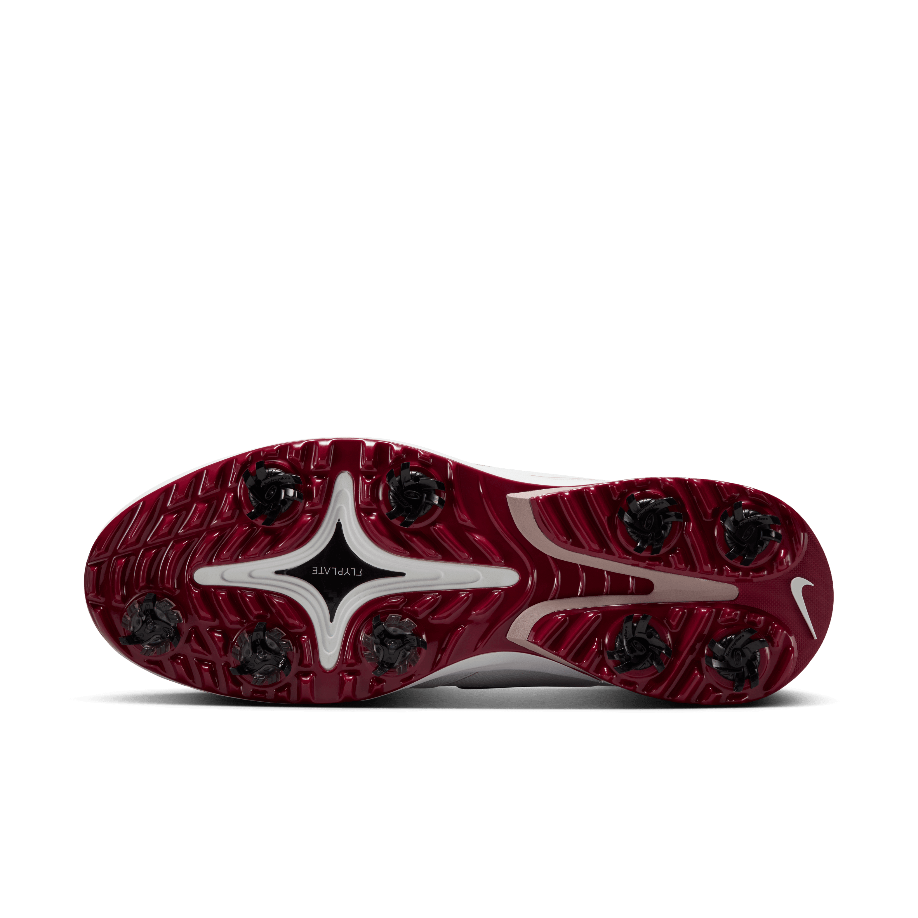 Nike Victory Tour 4 Golf Shoe - Summit White / Taupe Grey / Black / Team Red