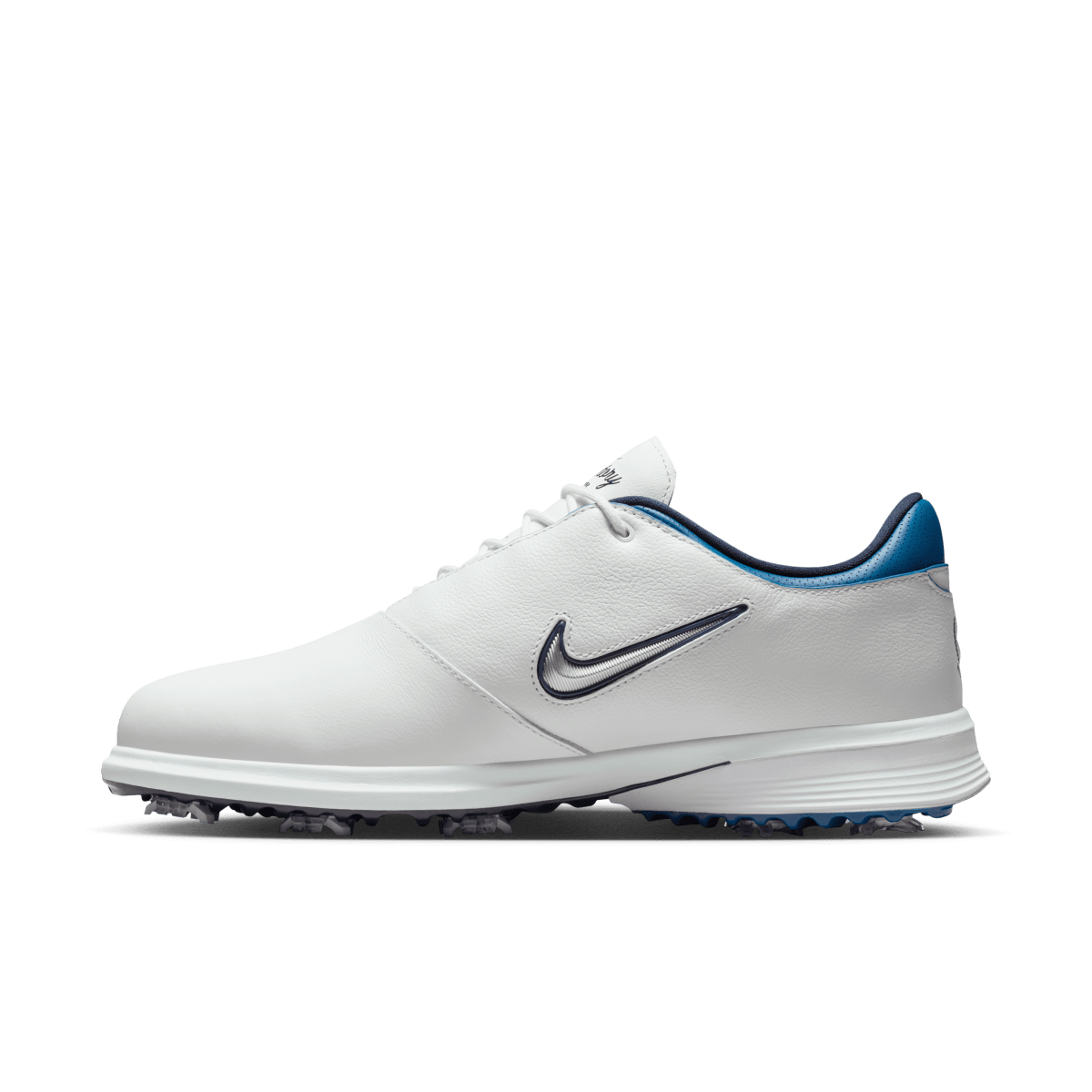 Nike Victory Tour 4 Golf Shoe - Summit White / Metallic Silver / Court Blue (OWN USE) - Nike Golf