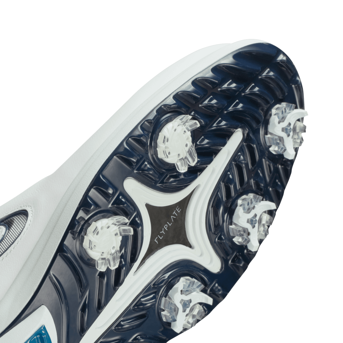 Nike Victory Tour 4 Golf Shoe - Summit White / Metallic Silver / Court Blue (OWN USE) - Nike Golf