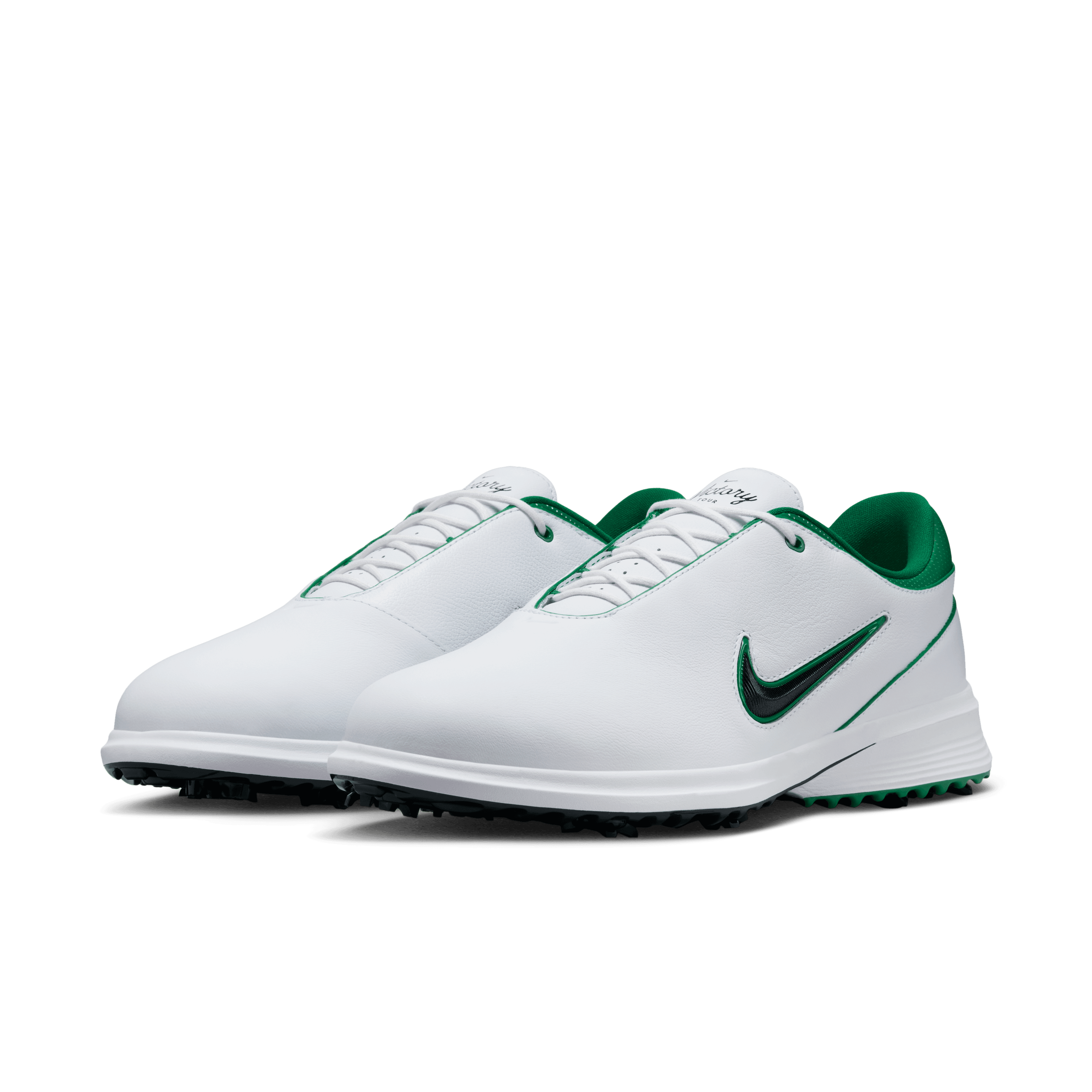 Nike Victory Tour 4 Golf Shoe - White / Black / Malachite