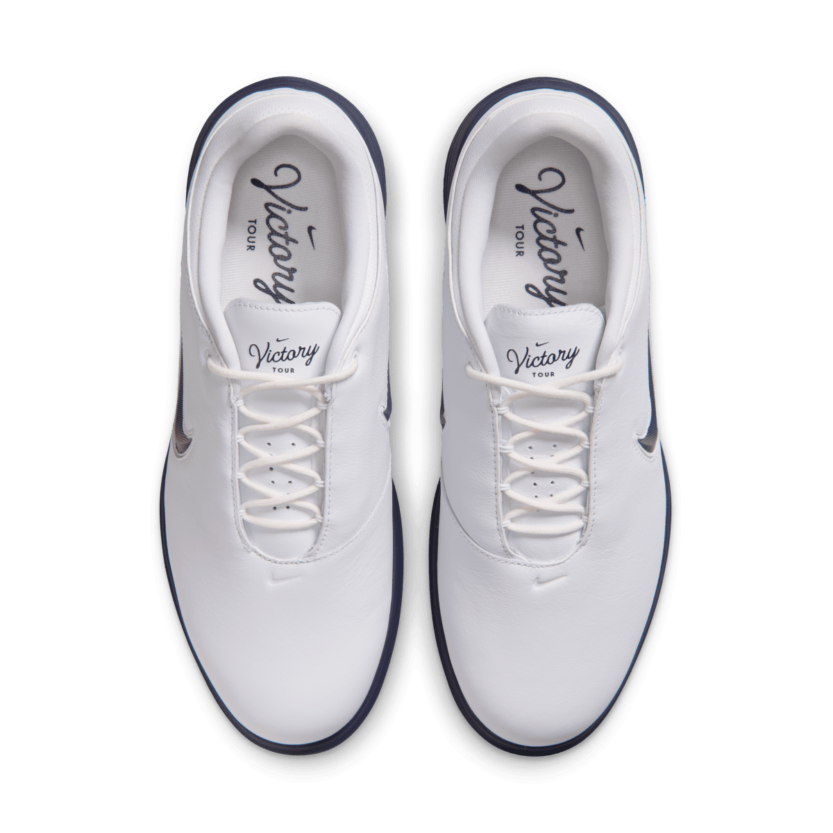 Nike Victory Tour 4 Golf Shoe - White / Midnight Navy
