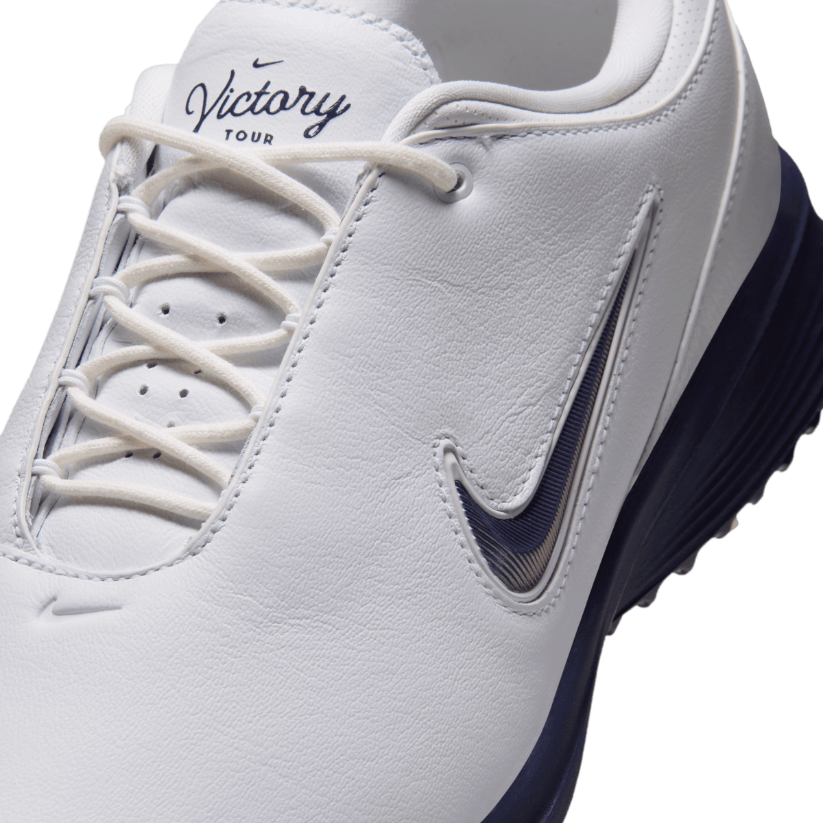 Nike Victory Tour 4 Golf Shoe - White / Midnight Navy