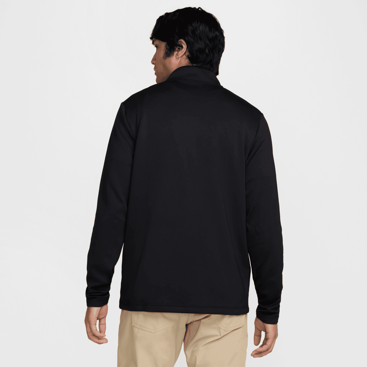 Nike Therma Flex 1/2 Zip Mens Golf Pullover - Black / White - Nike Golf