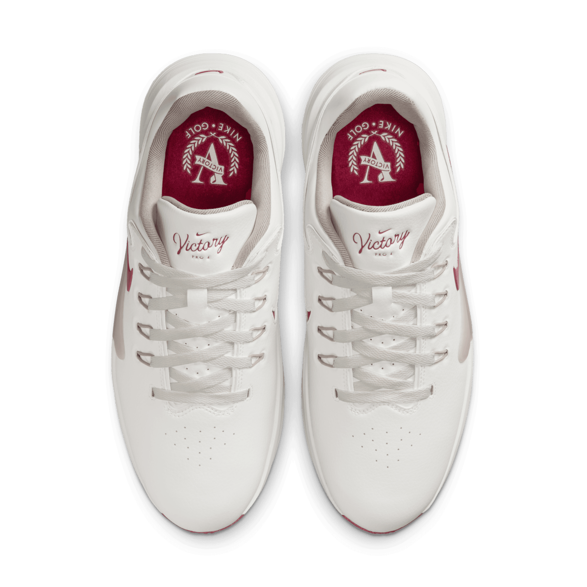Nike Victory Pro 4 Golf Shoe - Summit White / Team Red - Nike Golf