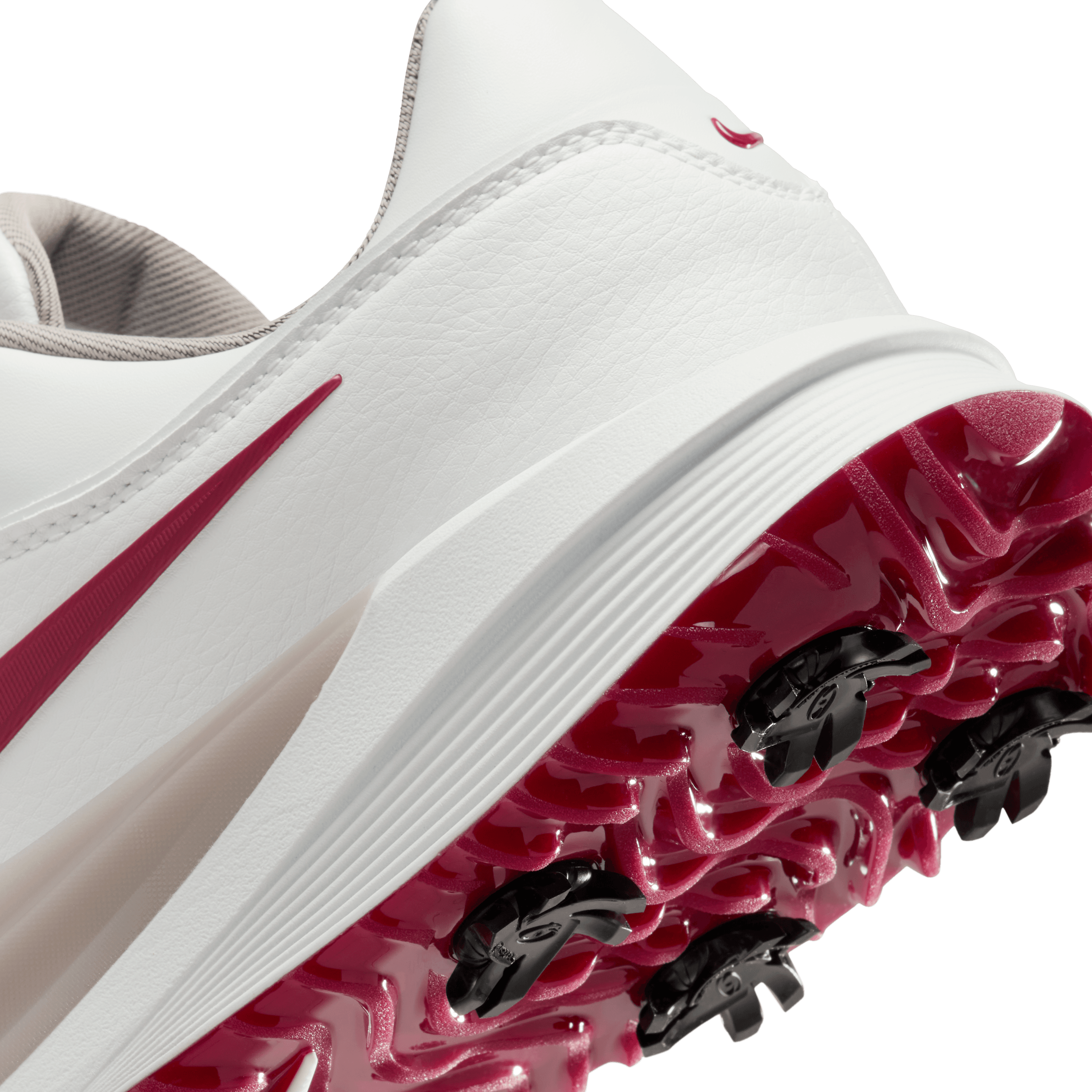 Nike Victory Pro 4 Golf Shoe - Summit White / Team Red
