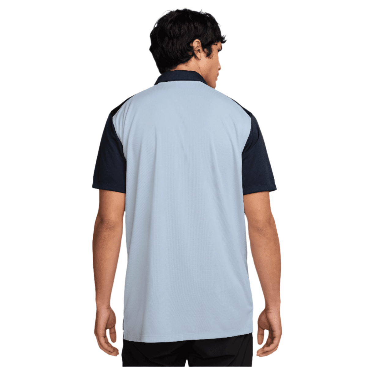 Nike Dri - Fit Victory+ Mens Blocked Polo Shirt - Light Armoury Blue / Collegiate Navy - Nike Golf