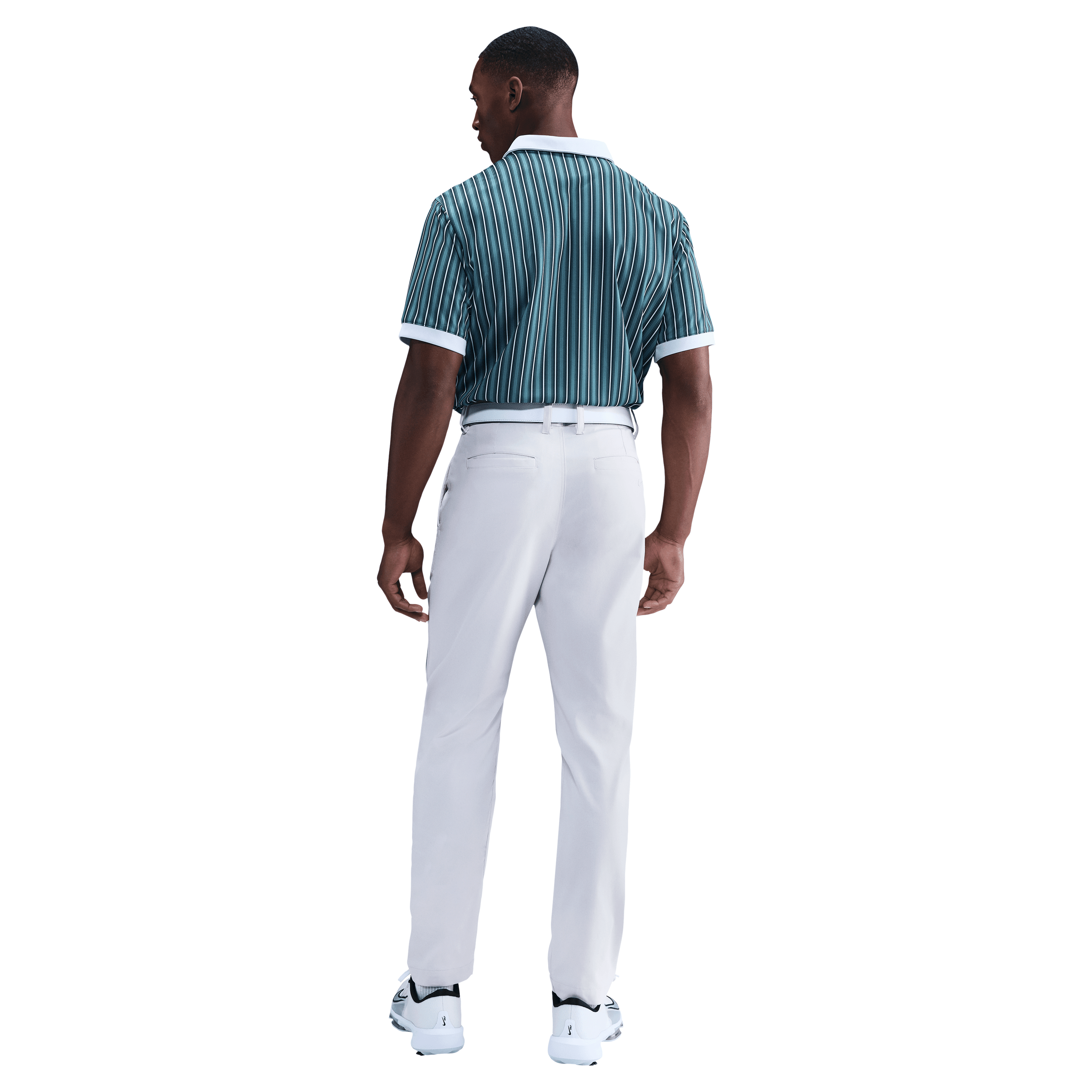 Nike Dri-Fit Victory+ Mens Polo Shirt - Smokey Blue / Pure Platinum